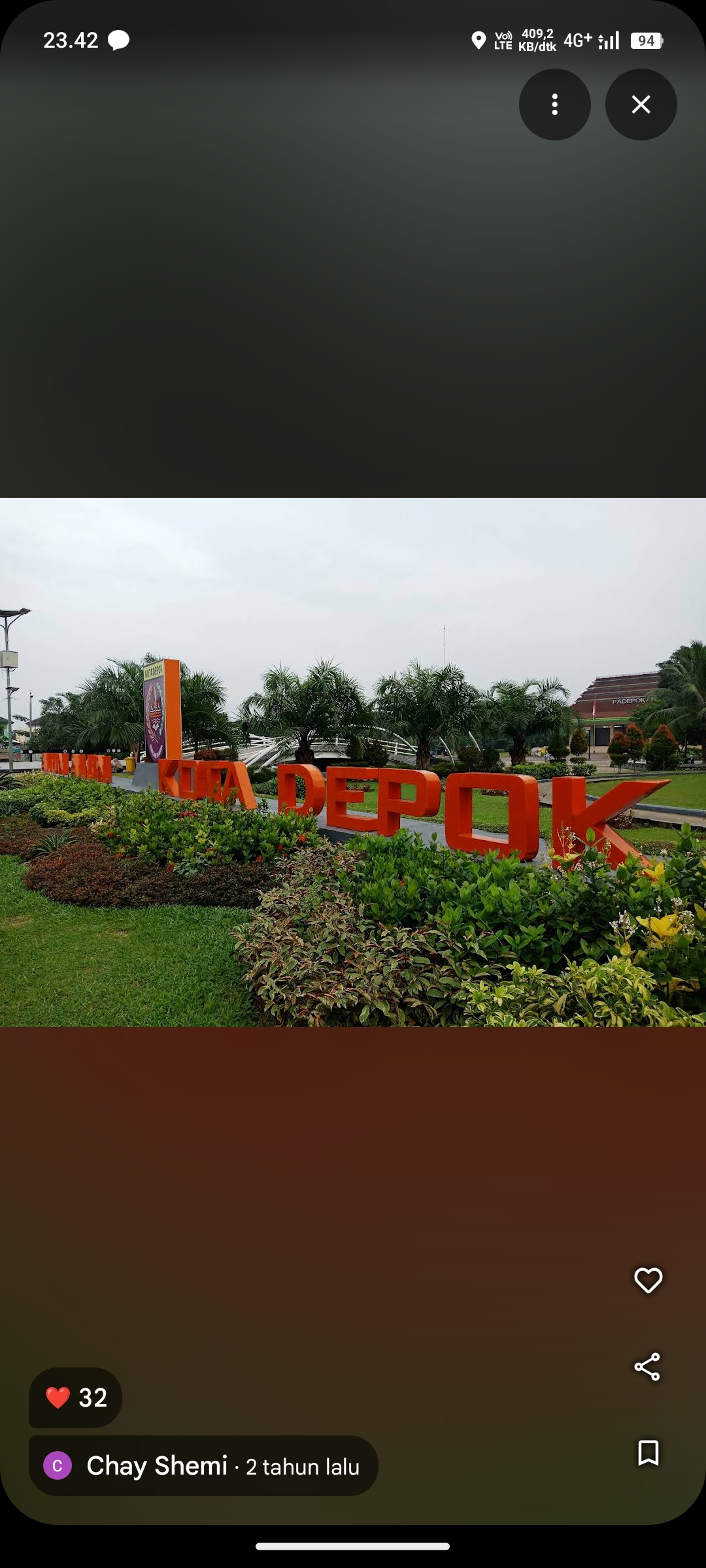 Alun-alun kota Depok