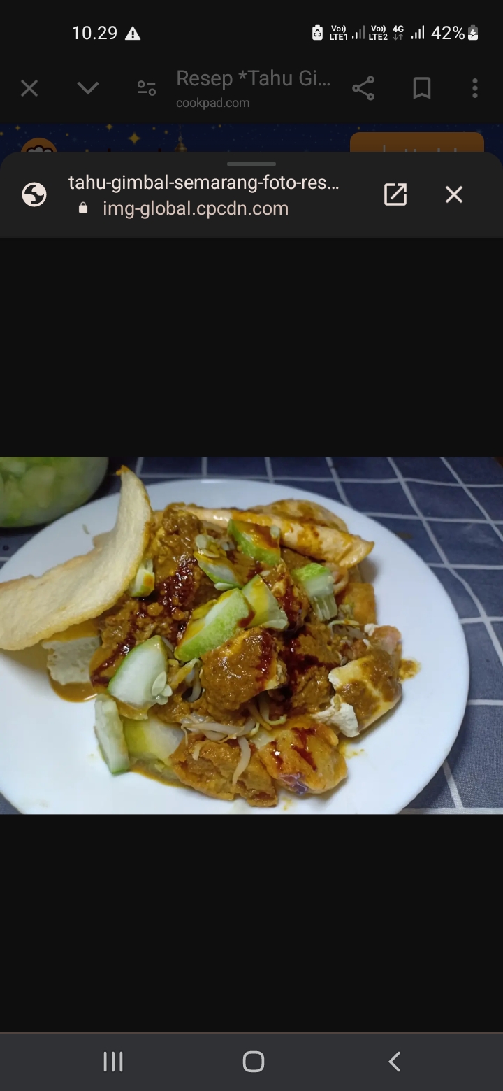 Tahu gimbal khas Semarang