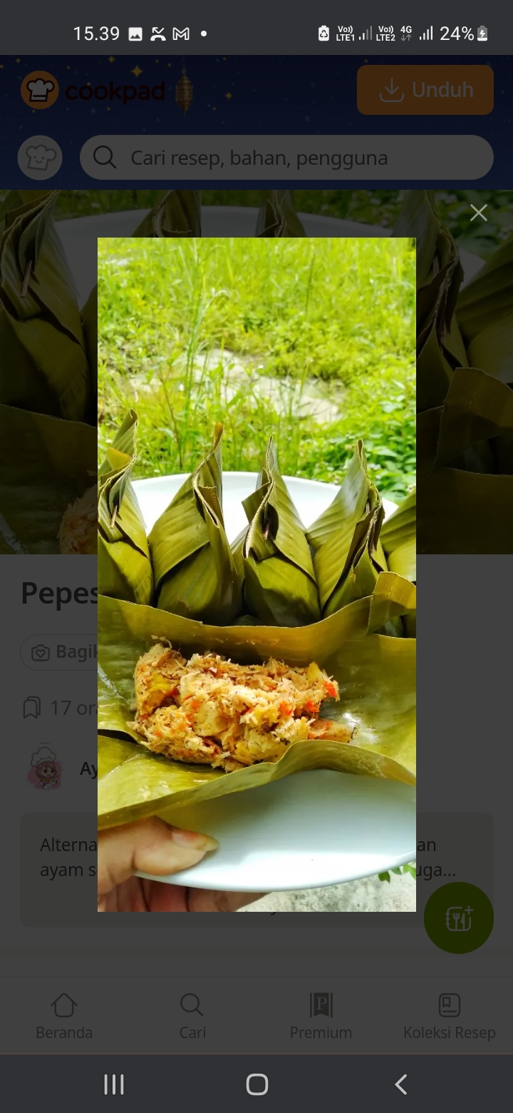 Bikin pepes tahu sendiri di rumah