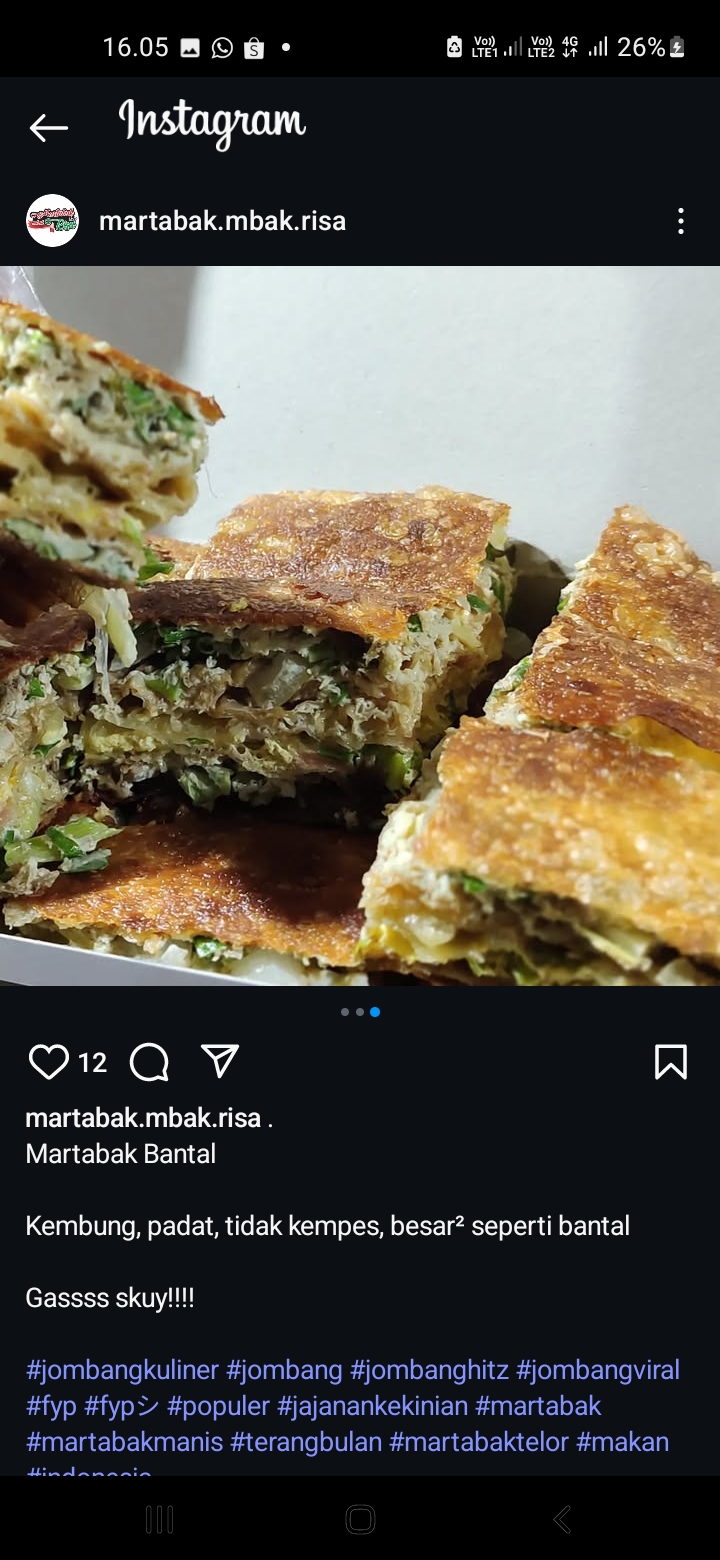 Martabak kembung enak