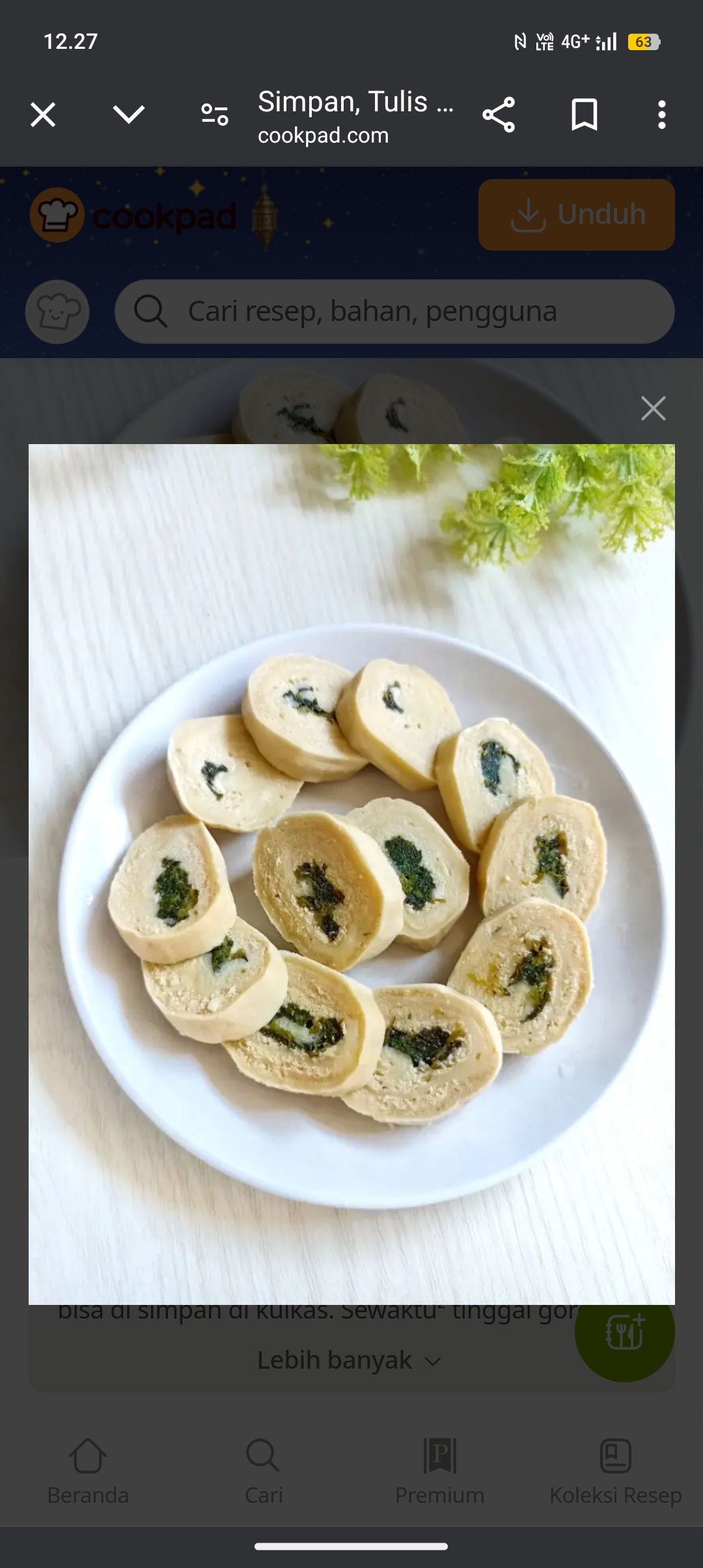 Rolade tahu enak