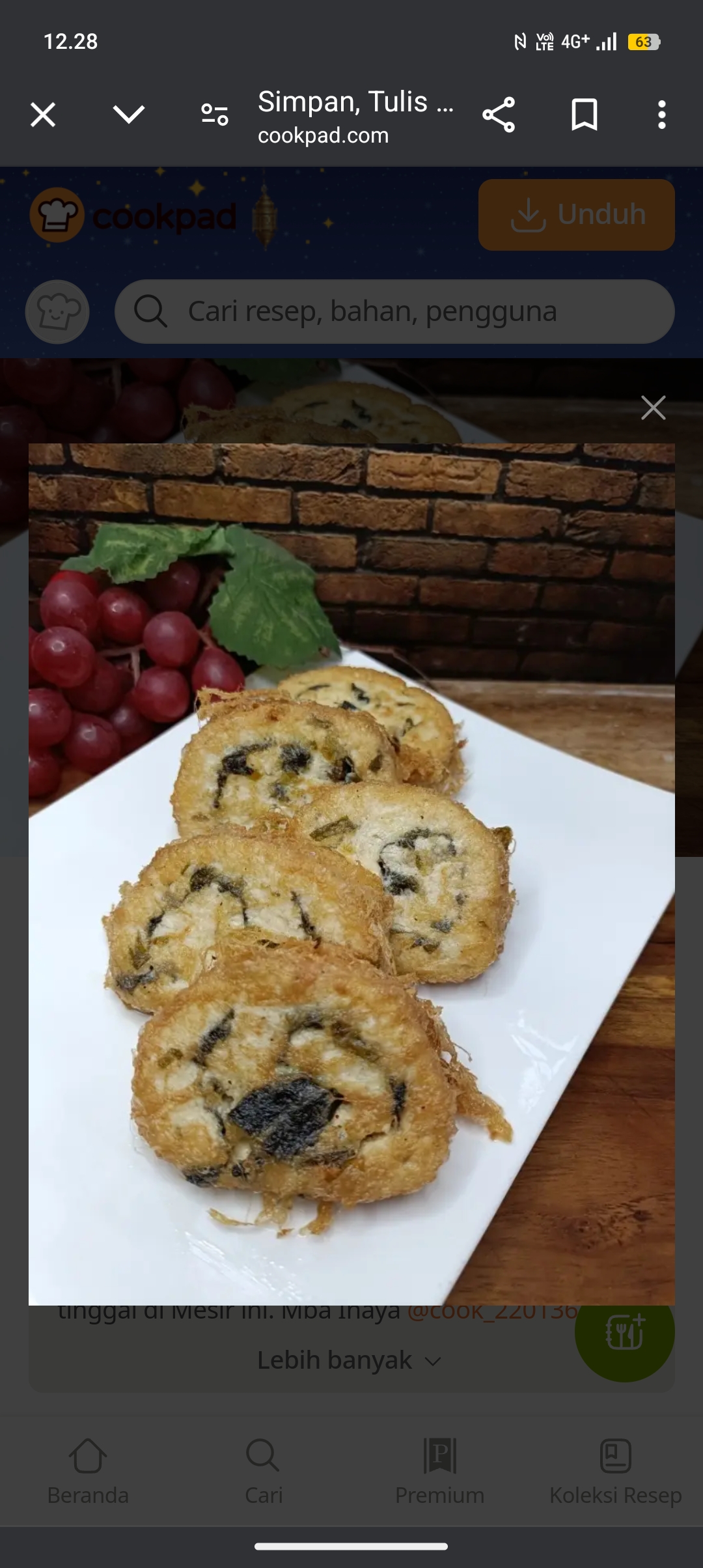 Resep Rolade Tahu