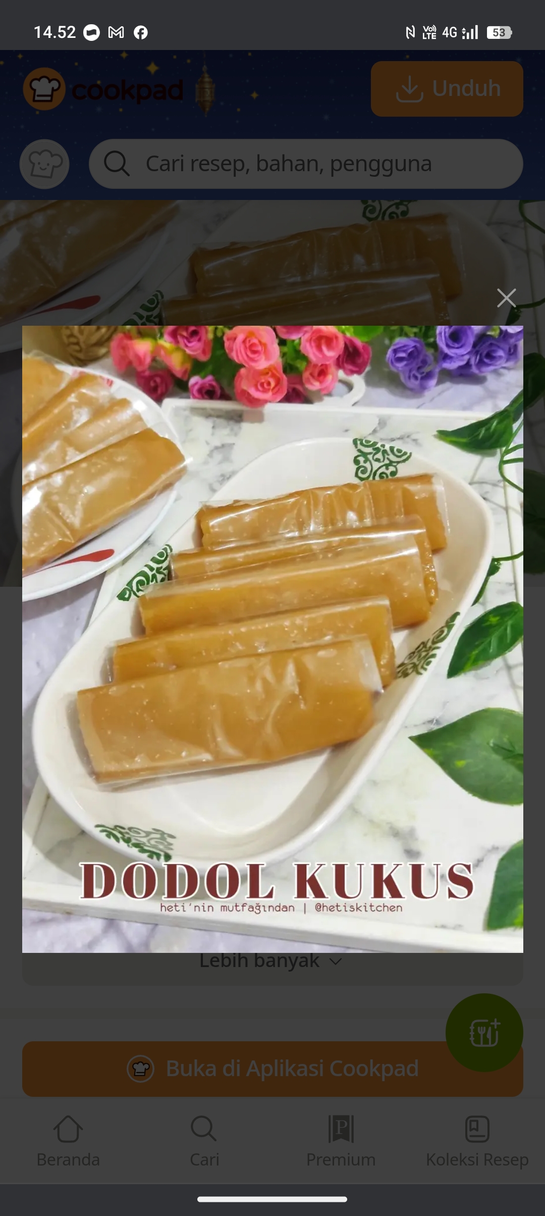 Dodol Kukus