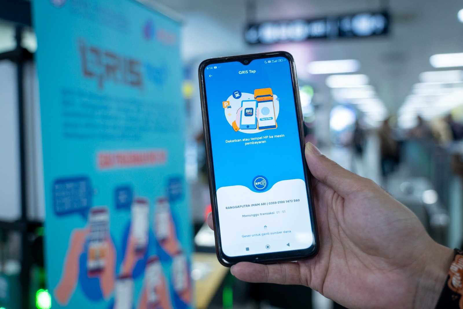 QRIS Tap, inovasi digitalisasi terbatu dari BRI