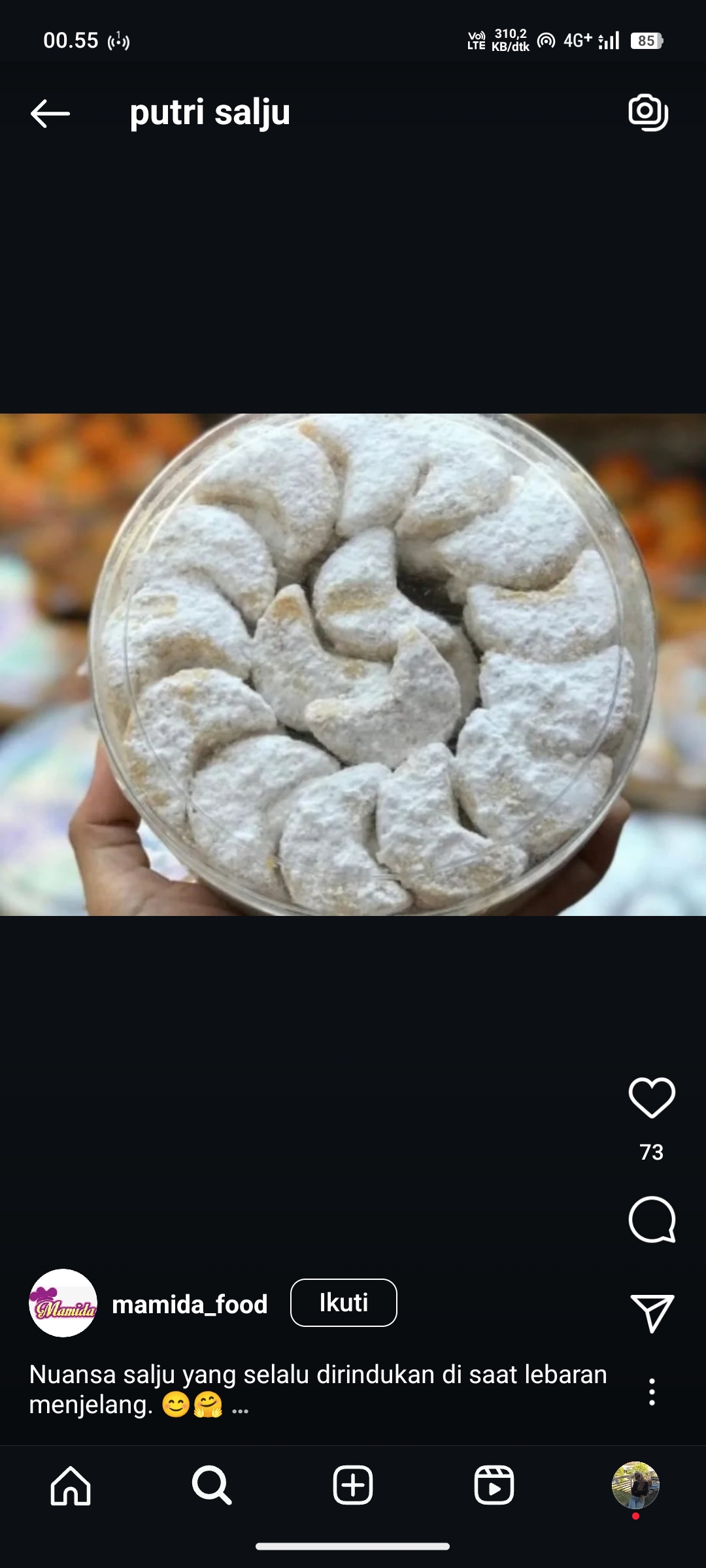 Kue putri salju