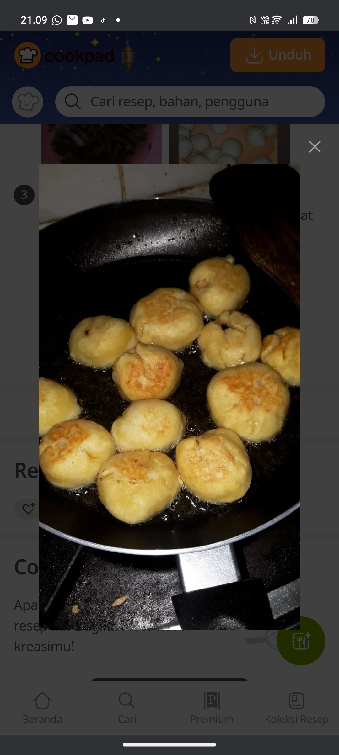 bola-bola coklat lumer