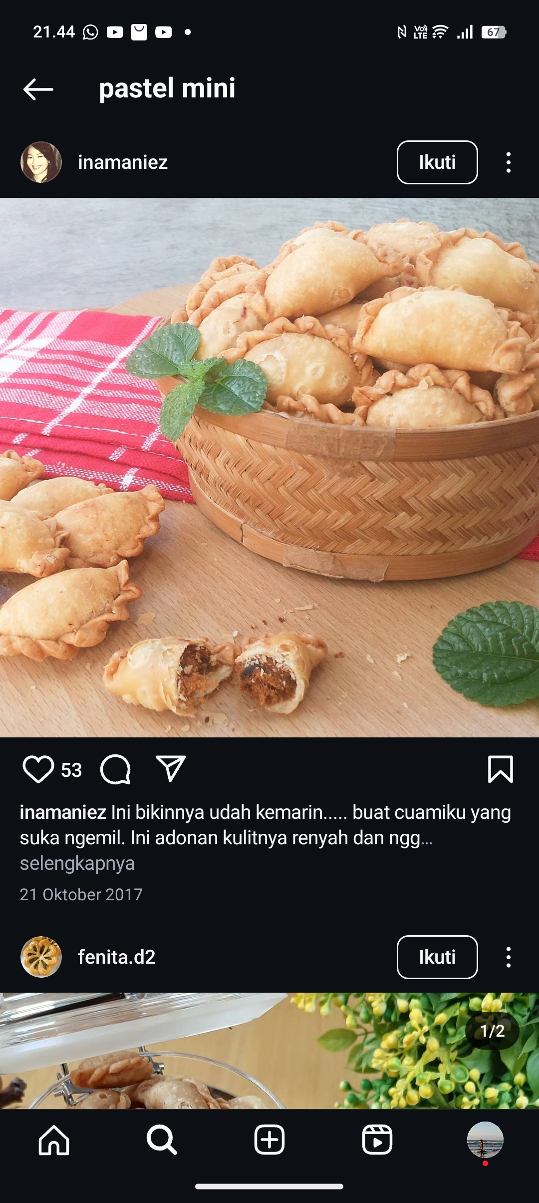 Resep Pastel Abon