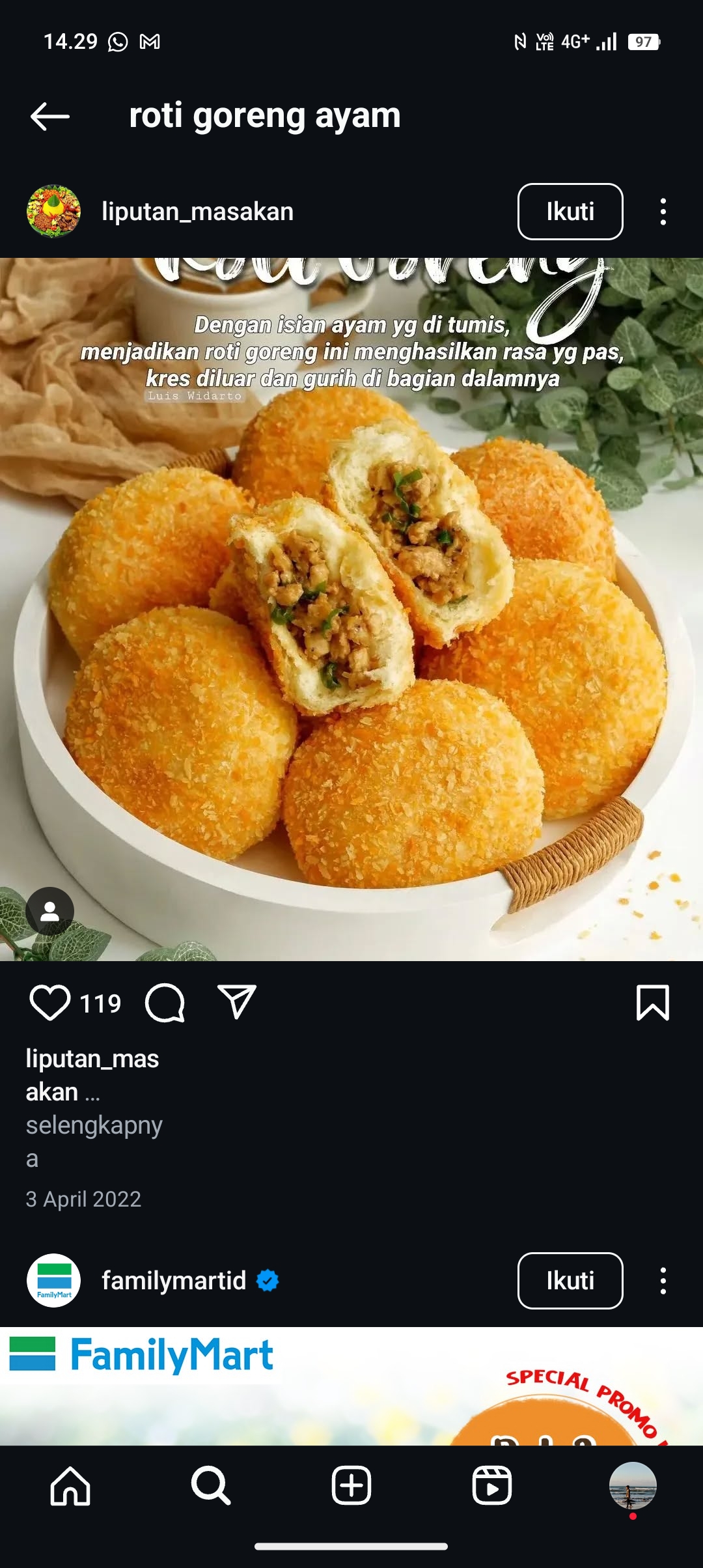 Roti Goreng ayam