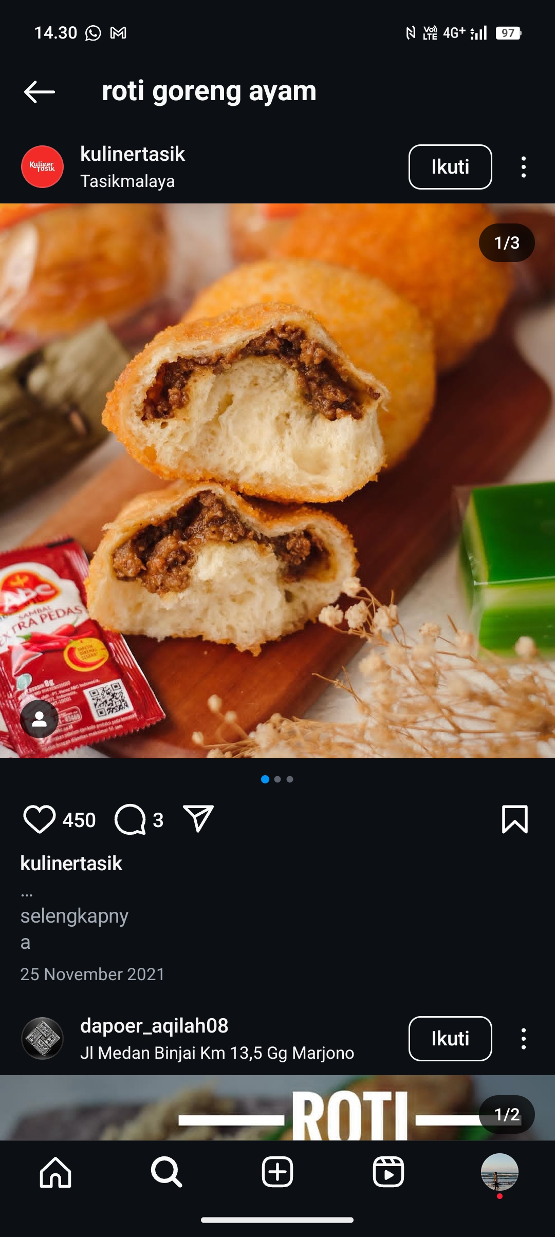 Roti Goreng Ayam
