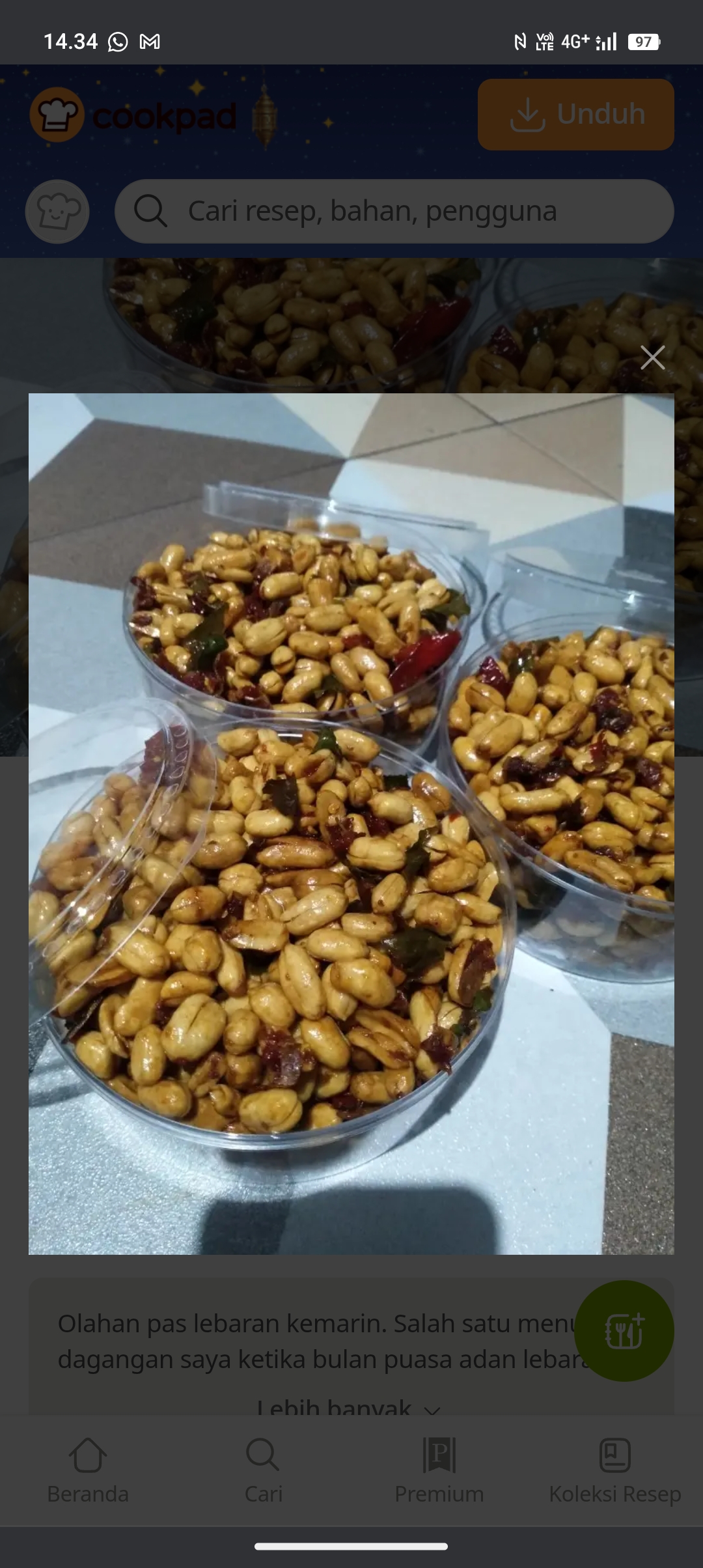 Resep Kacang Thailand