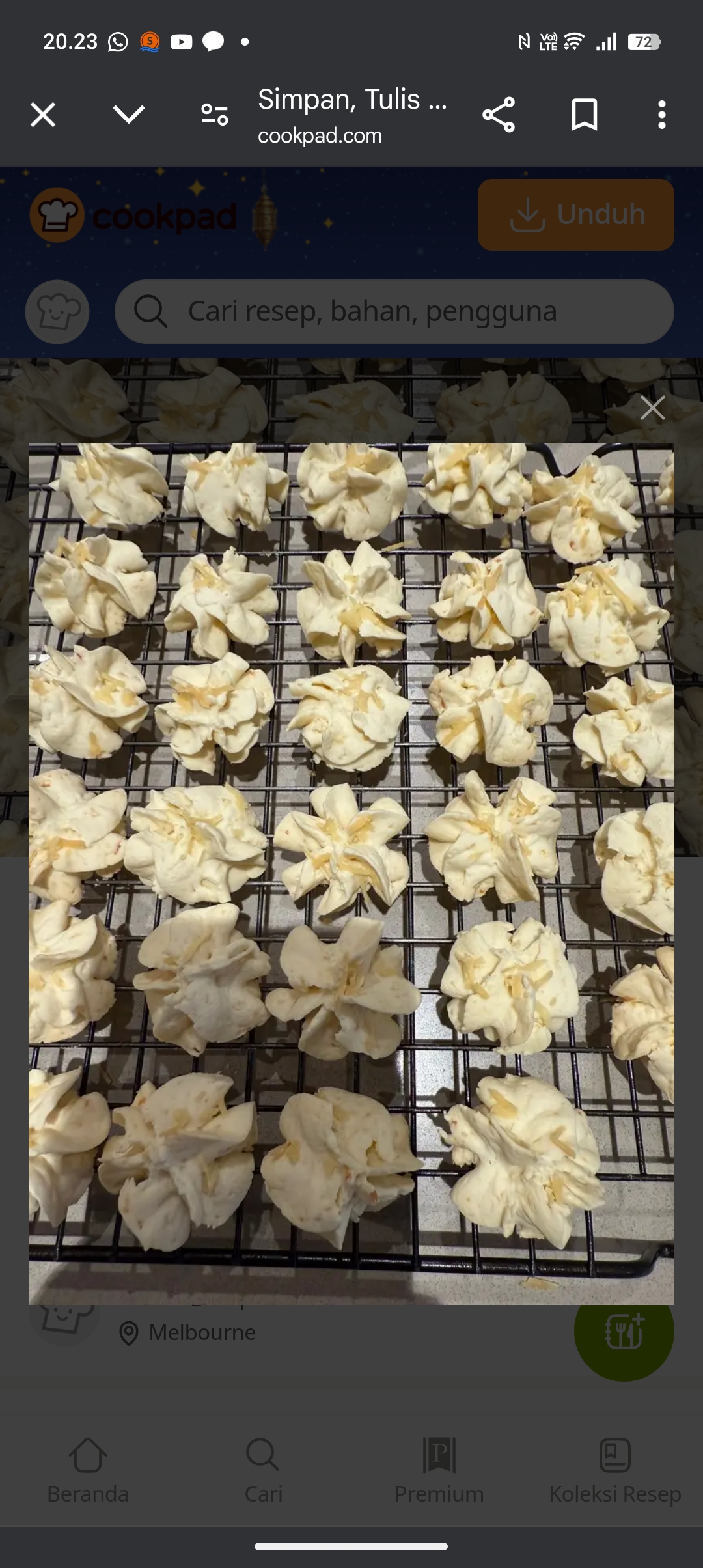 Resep Sagu Keju
