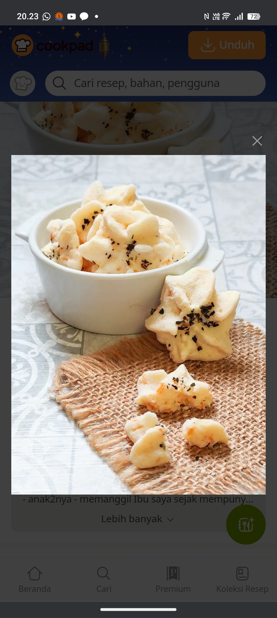 Resep Sagu Keju lebaran