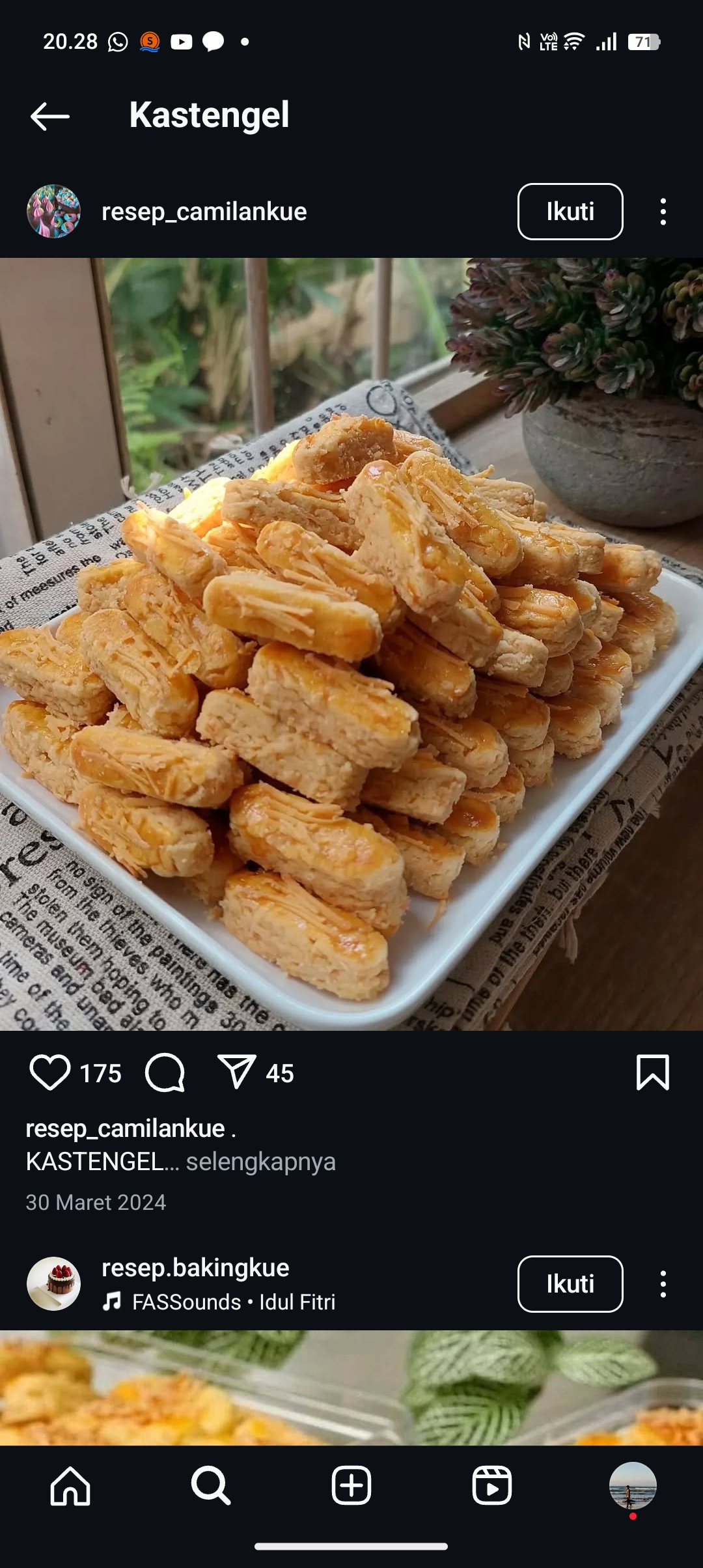 Kastengel untuk Lebaran