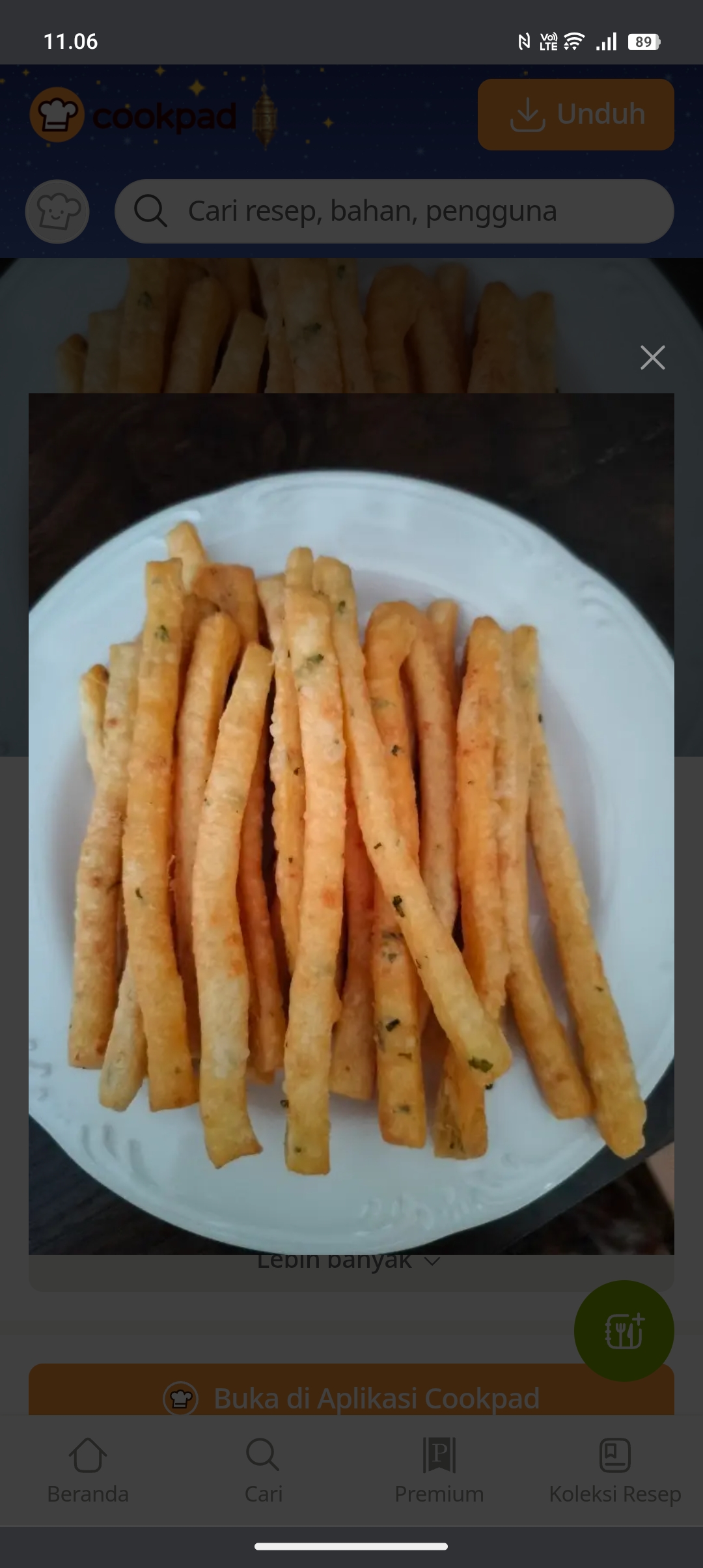 Resep  cheese stick
