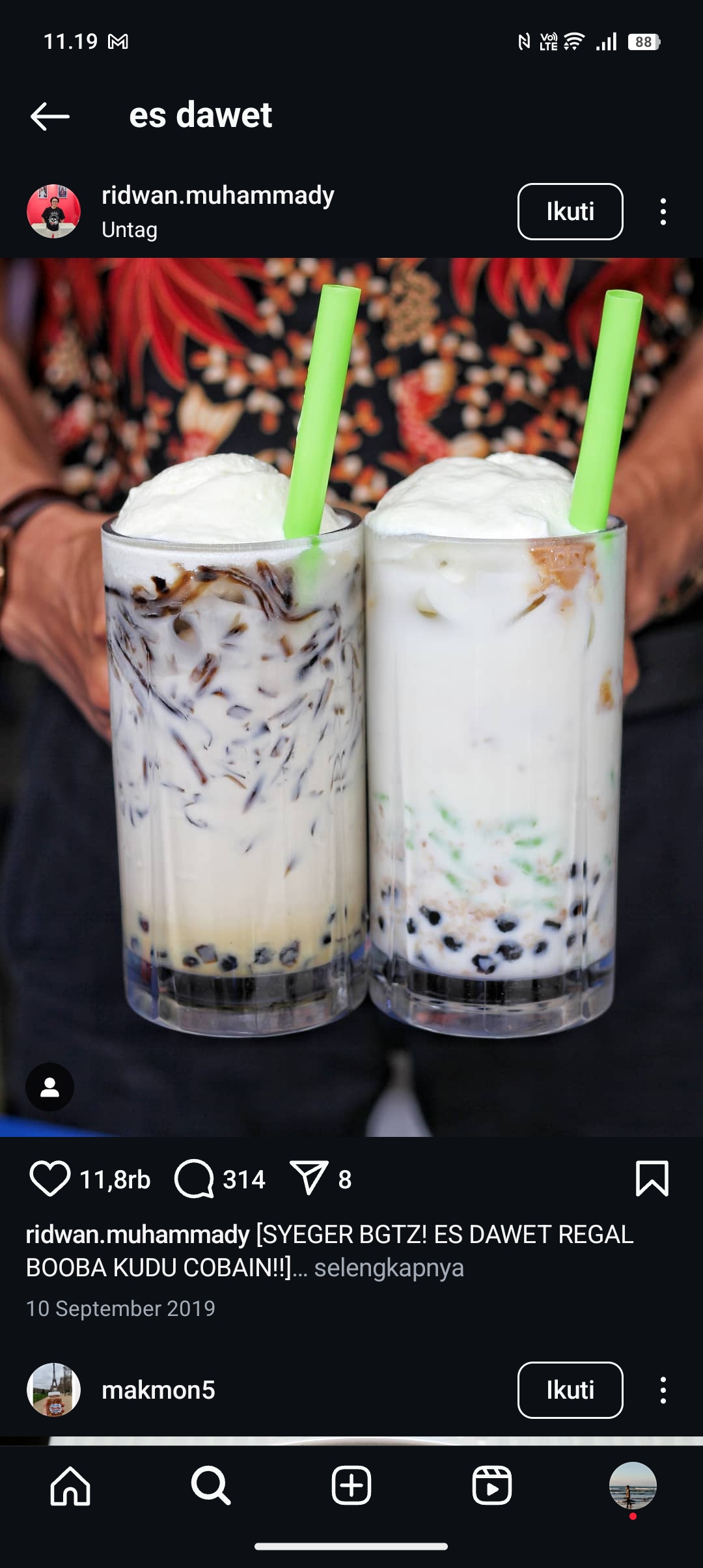 Resep Es Dawet Super enak