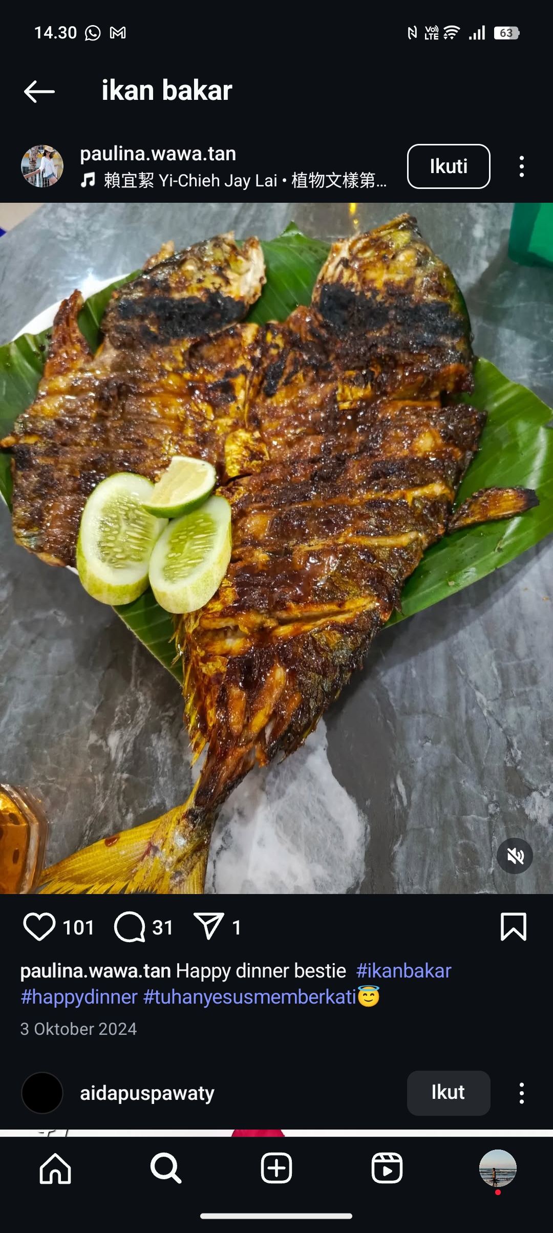 Resep Ikan bakar enak