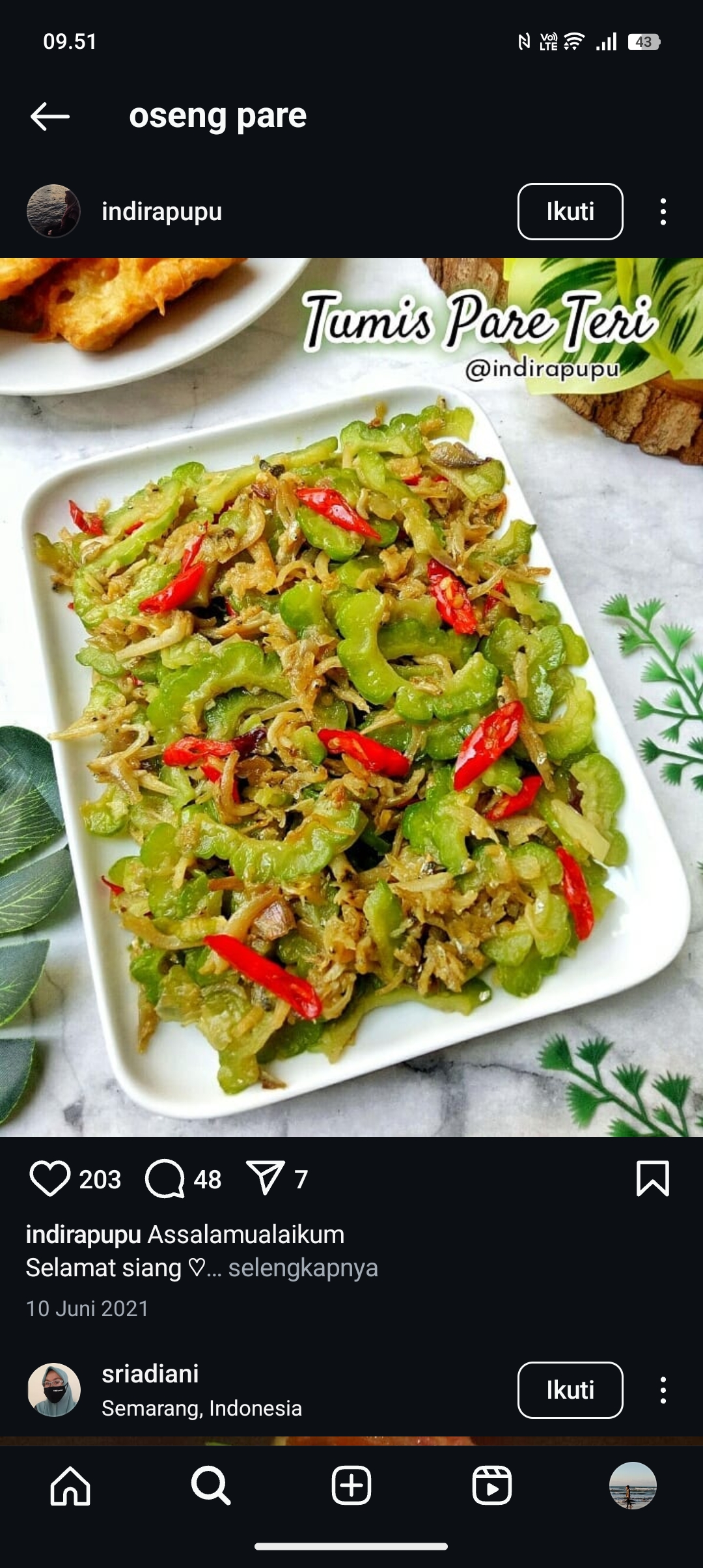 Masakan Pare
