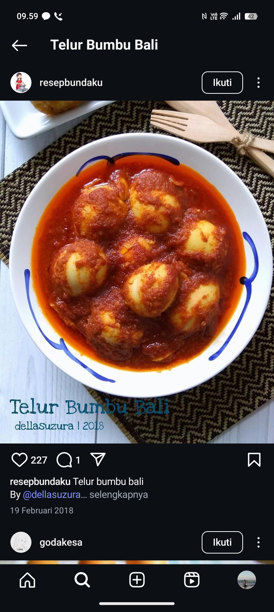 Resep telur bumbu bali enak dan mudah