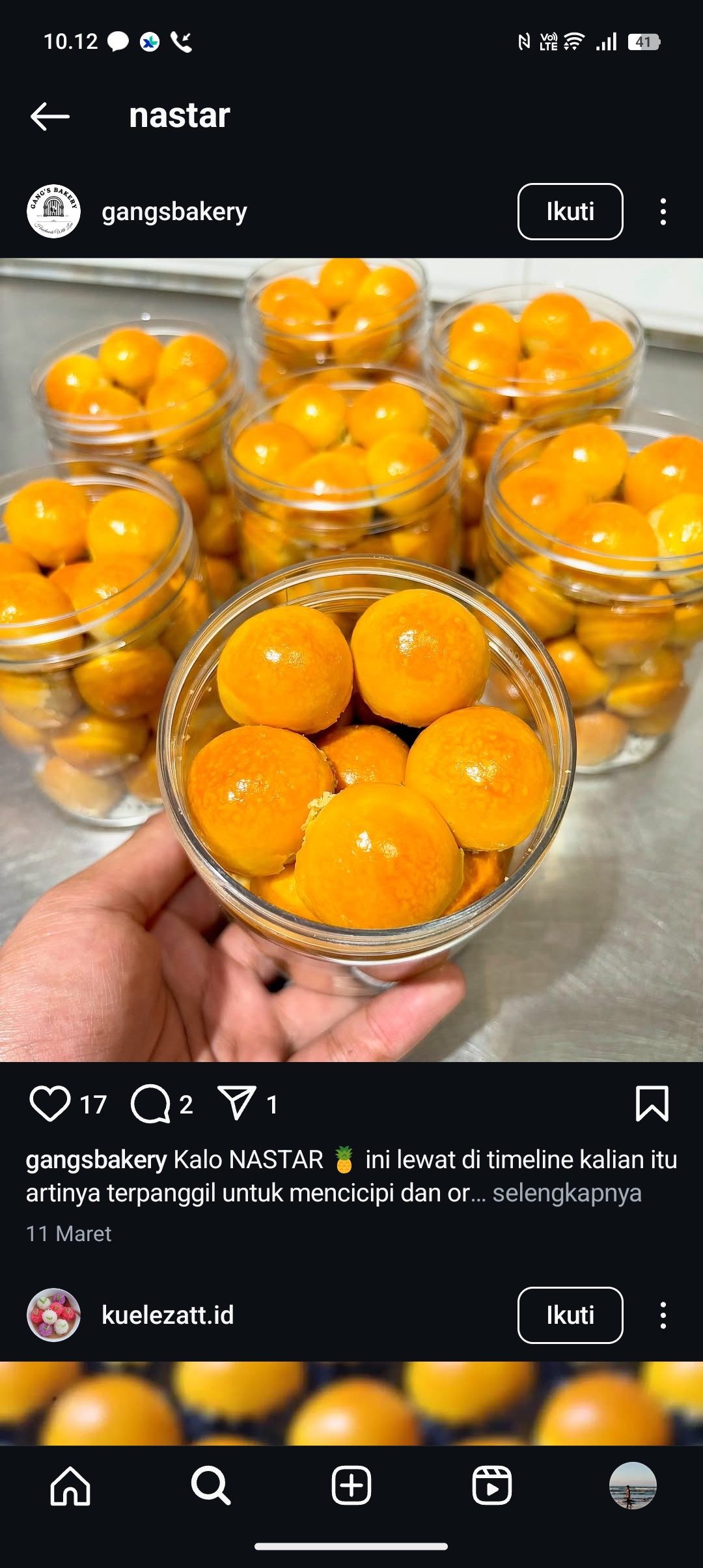 Resep  Nastar Cantik dan enak