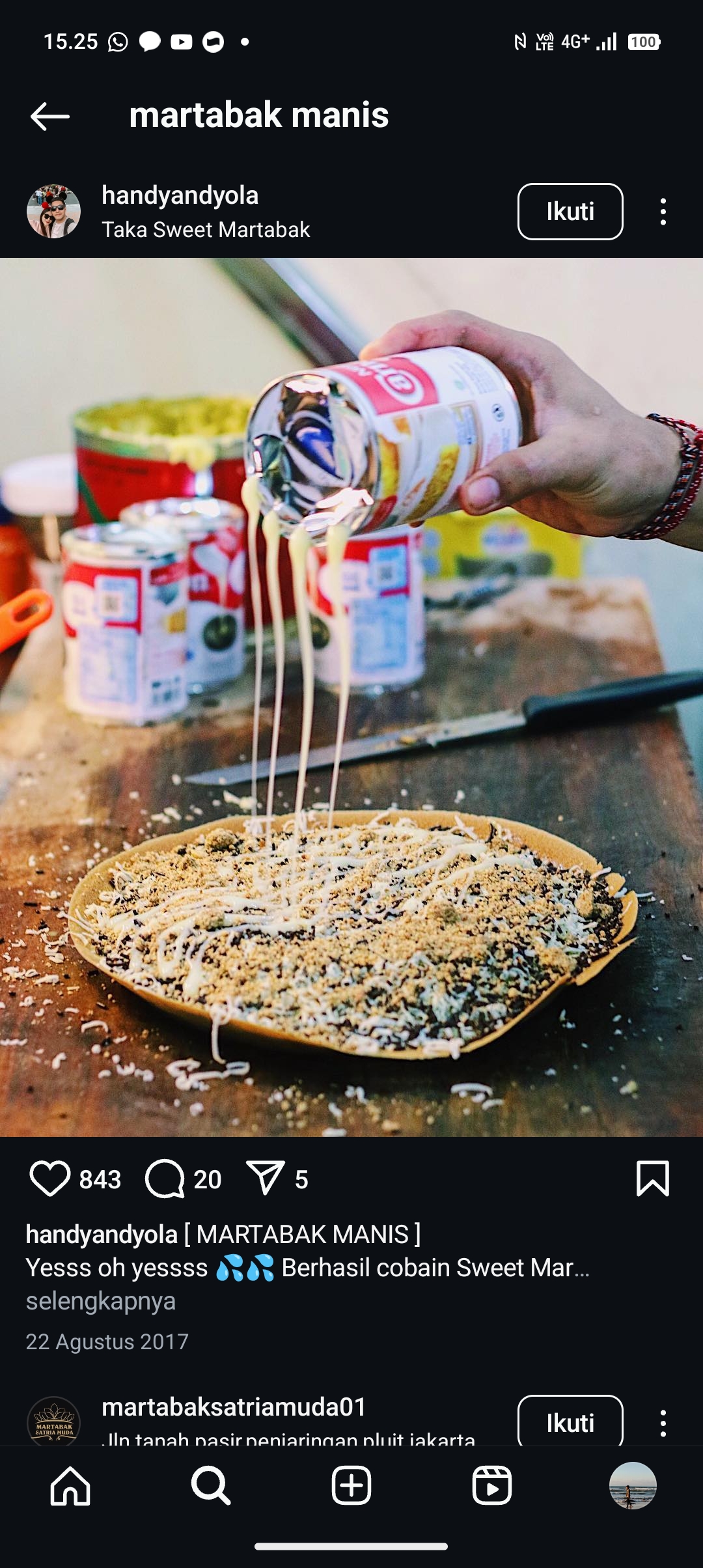 Martabak manis buat lebaran