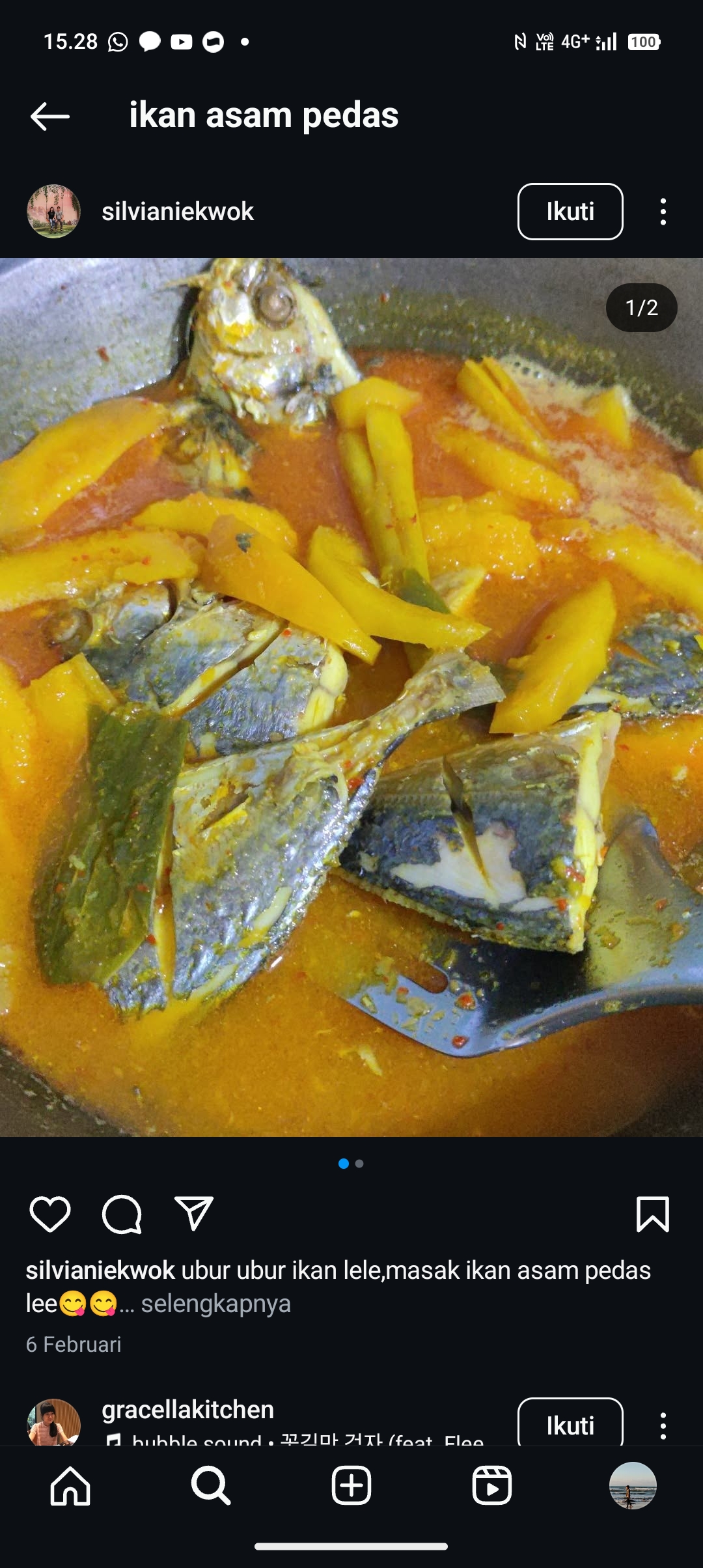 Resep Ikan asam pedas