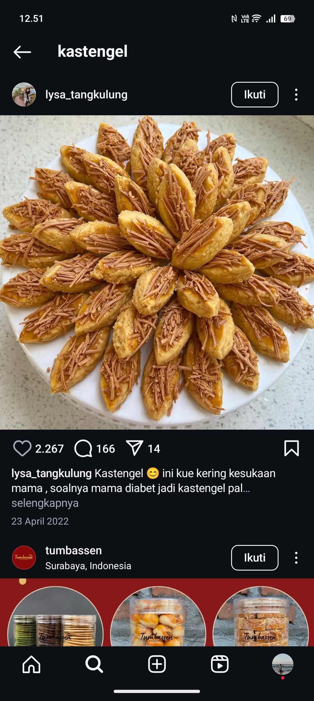 Resep kastengel enak