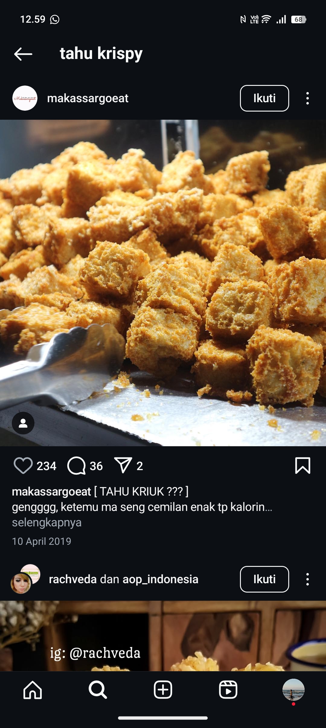 Resep Tahu Krispy gurih
