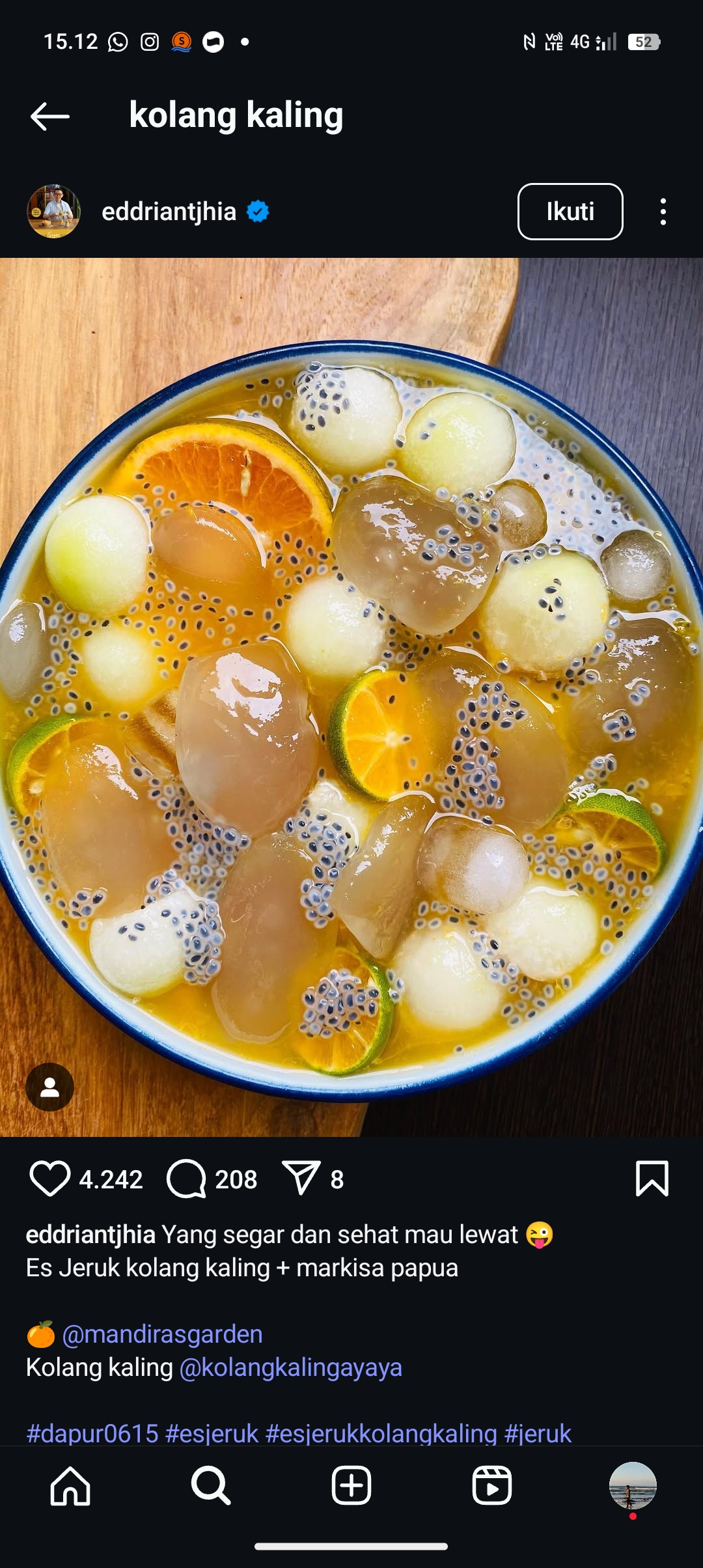 Resep Kolang Kaling
