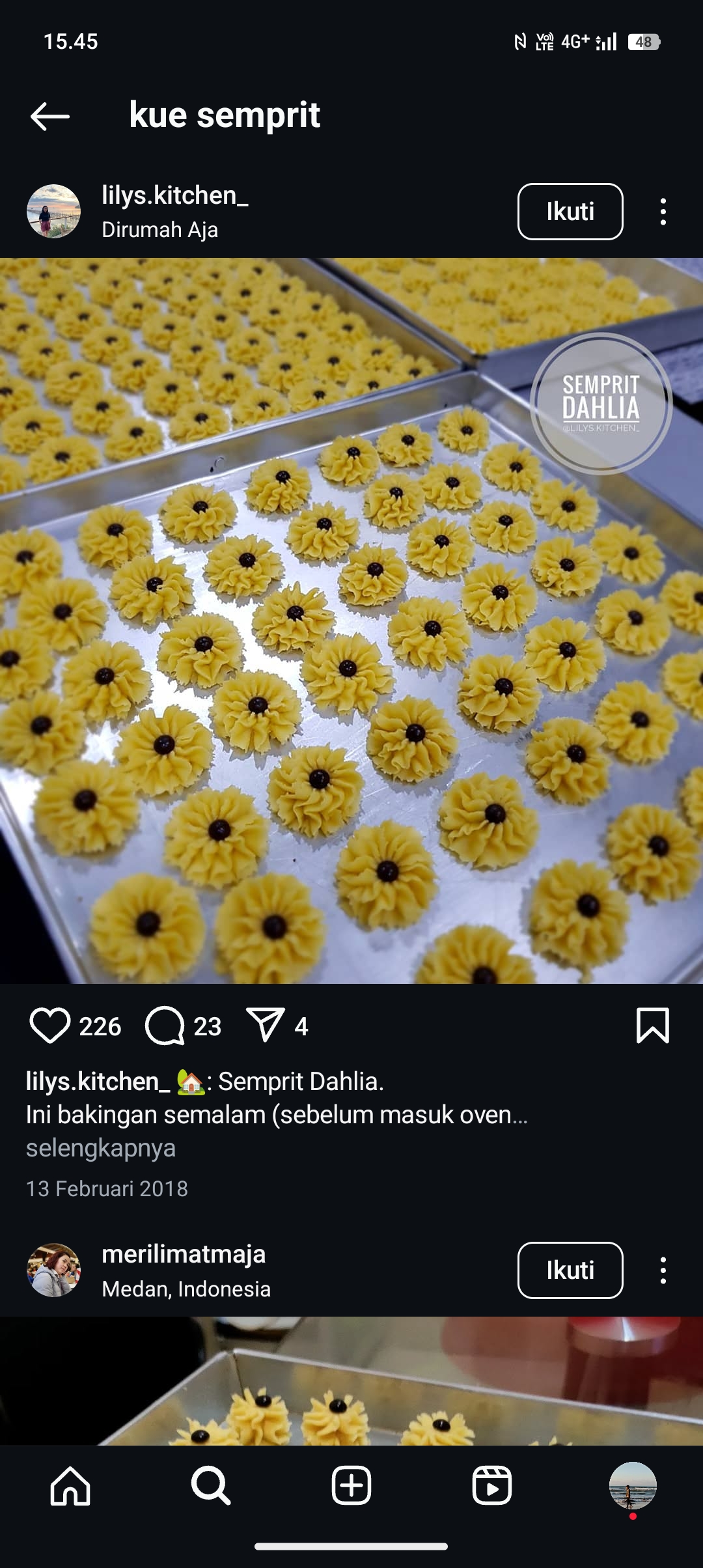 Resep kue semprit enak