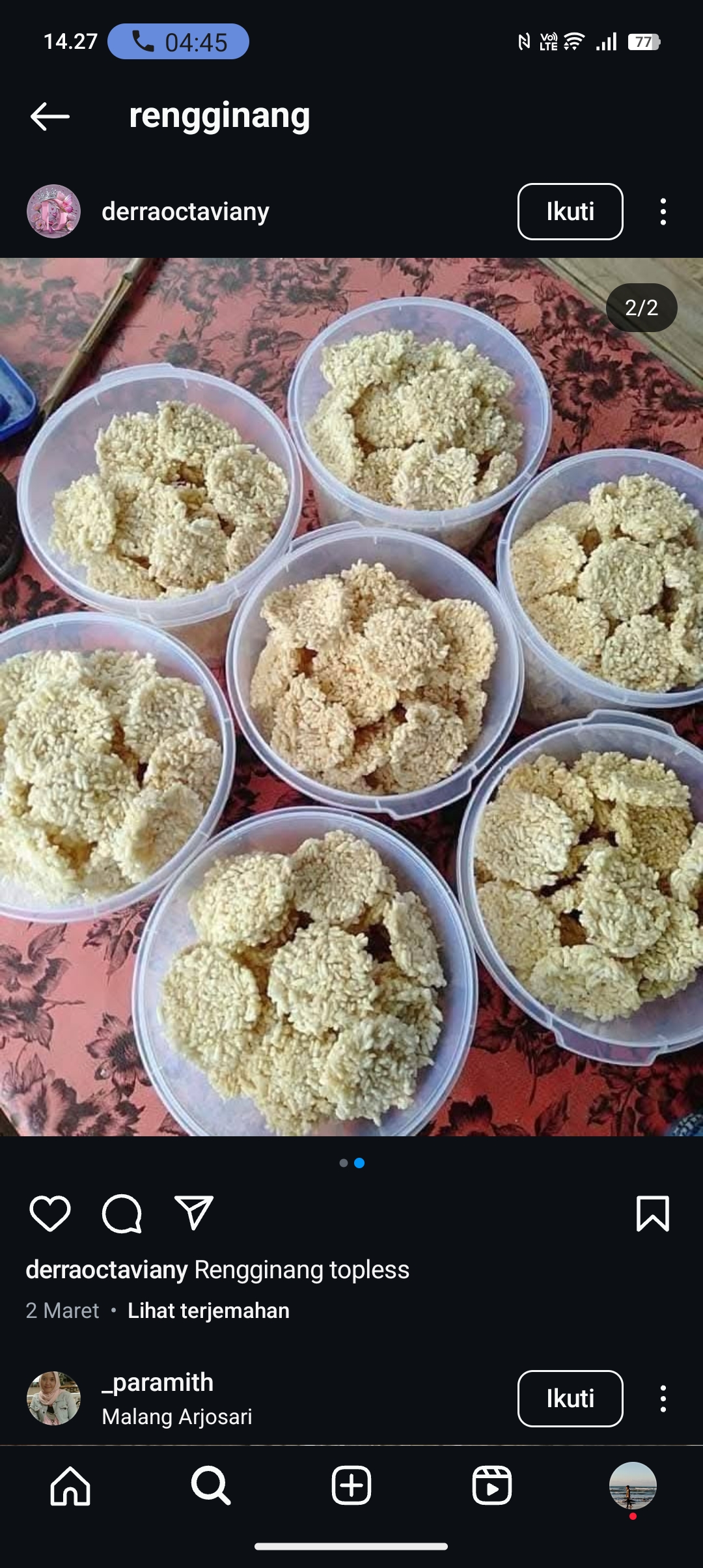 Resep Rengginang enak dan mudah