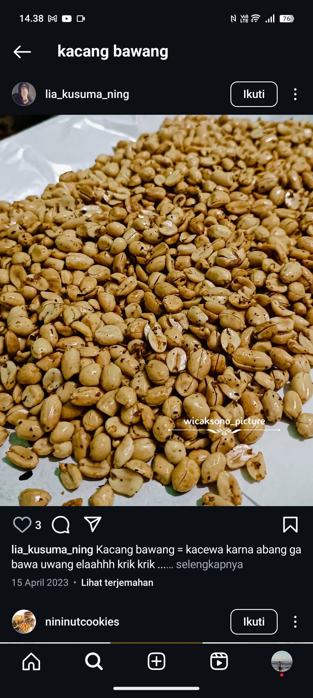 Resep kacang bawang super gurih dan enak
