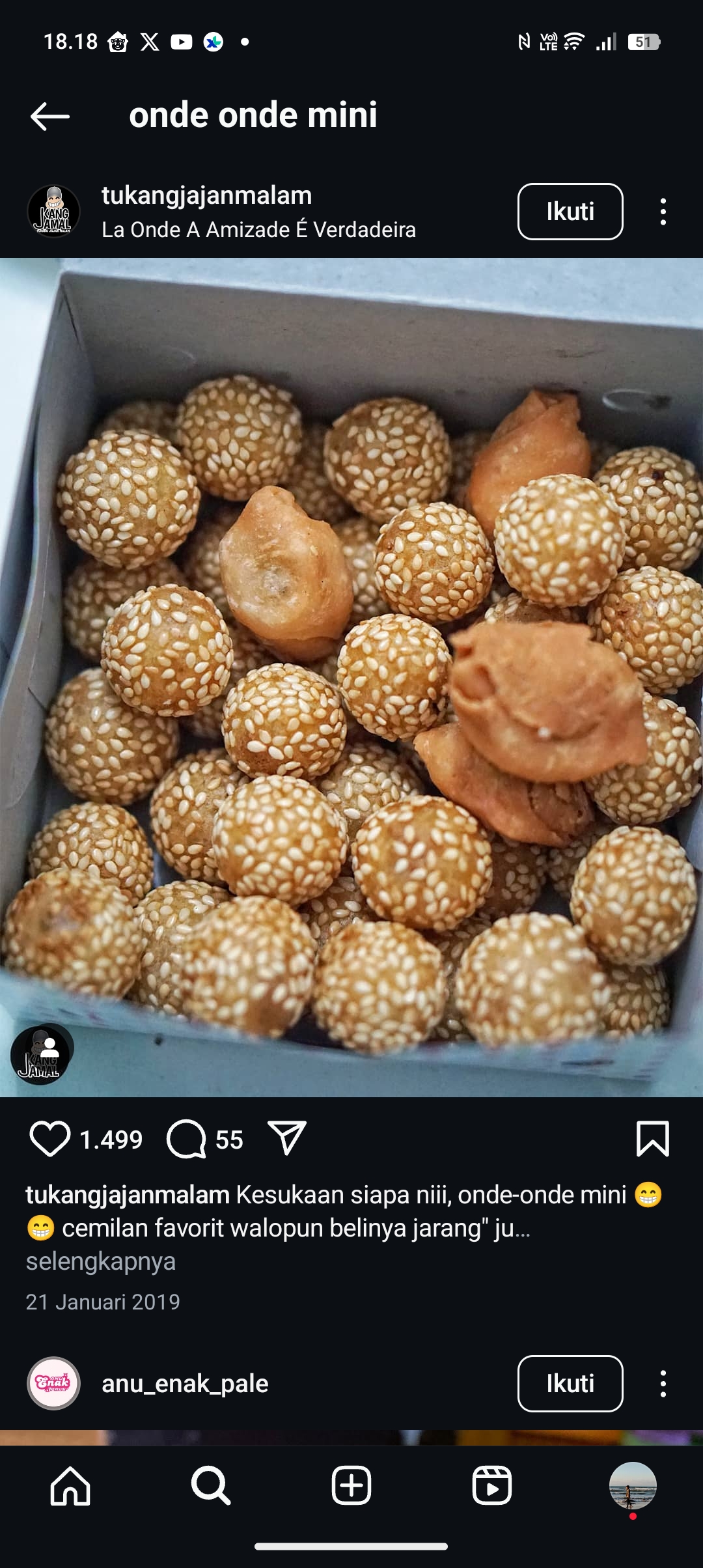 Resep onde-onde mini