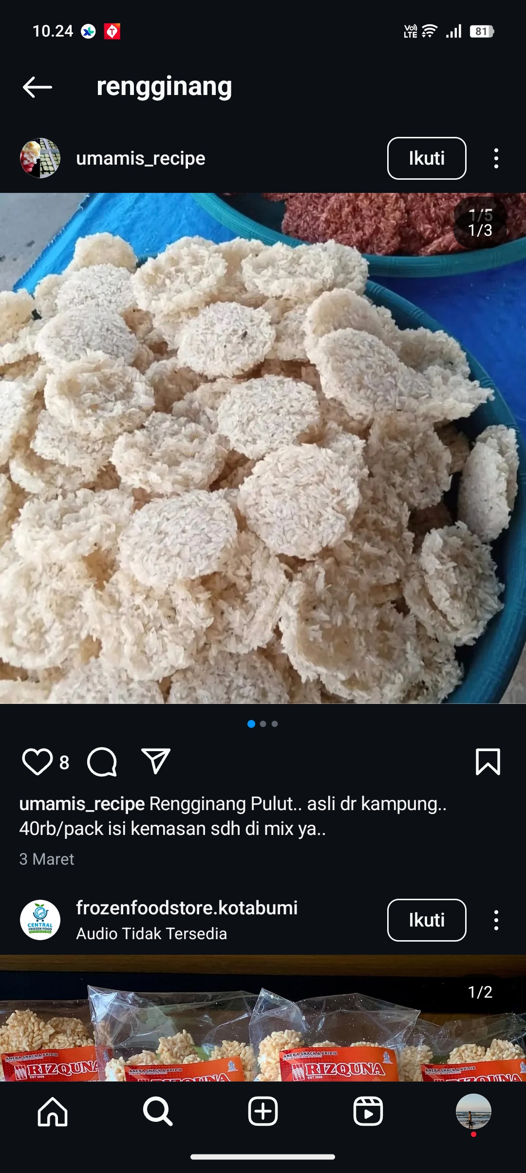 Resep Rengginang