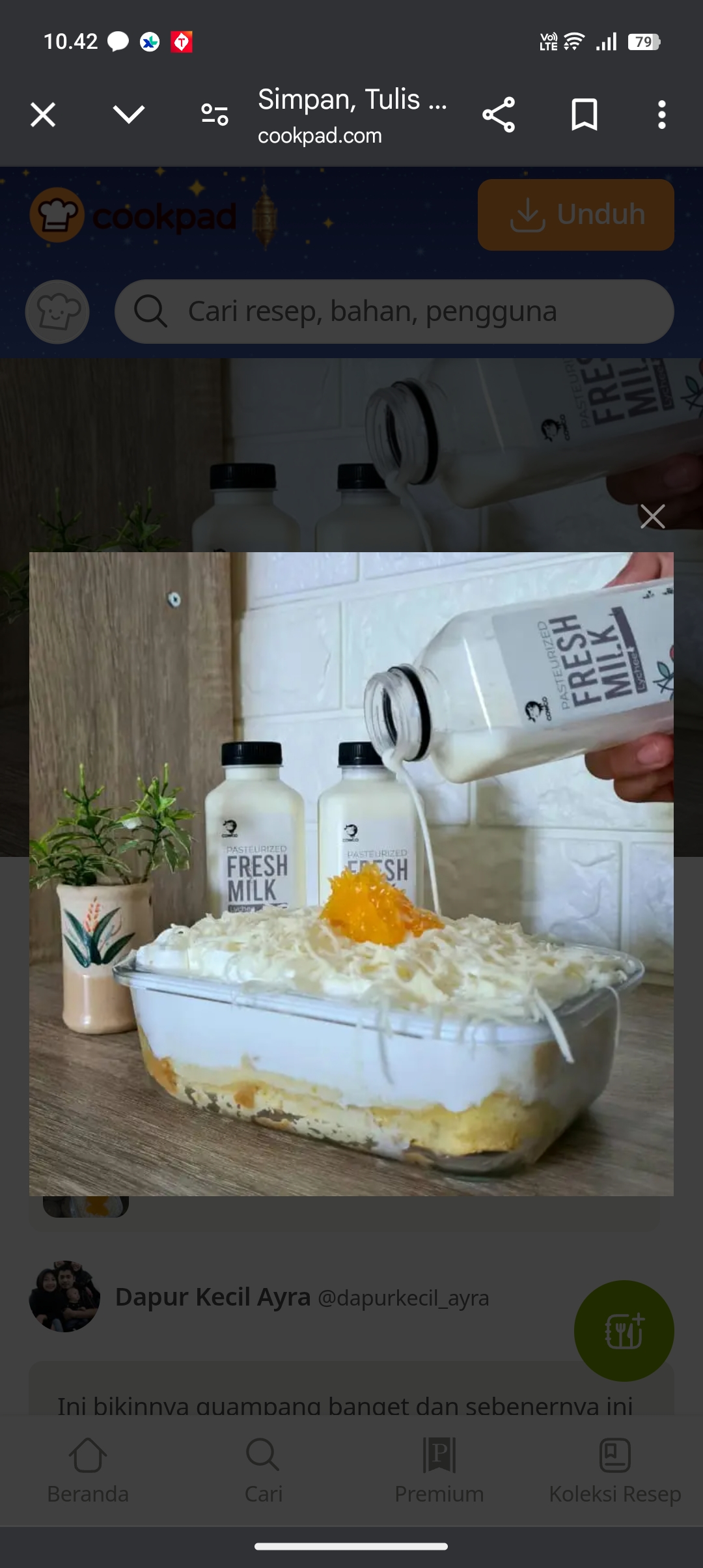 Milk Bath Cake
