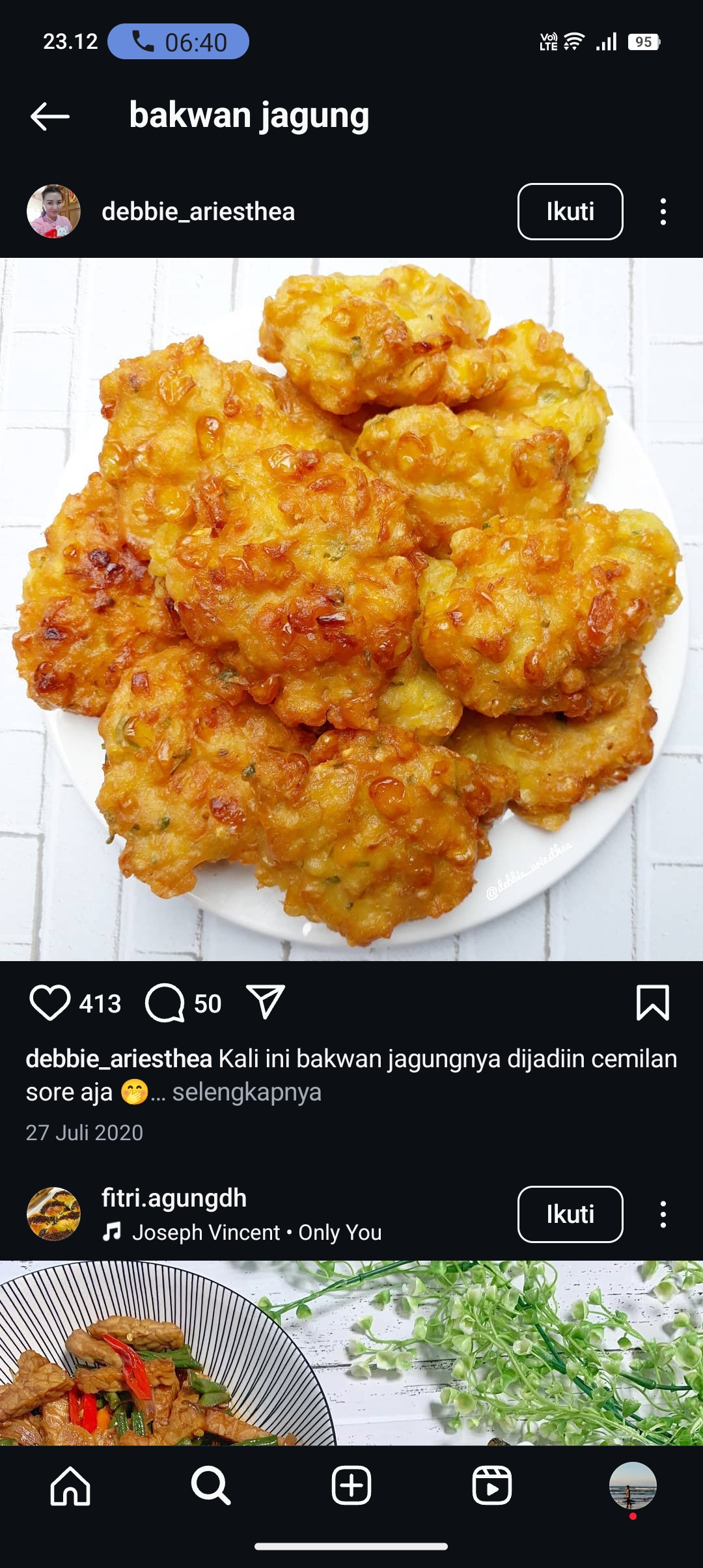 Resep Bakwan jagung