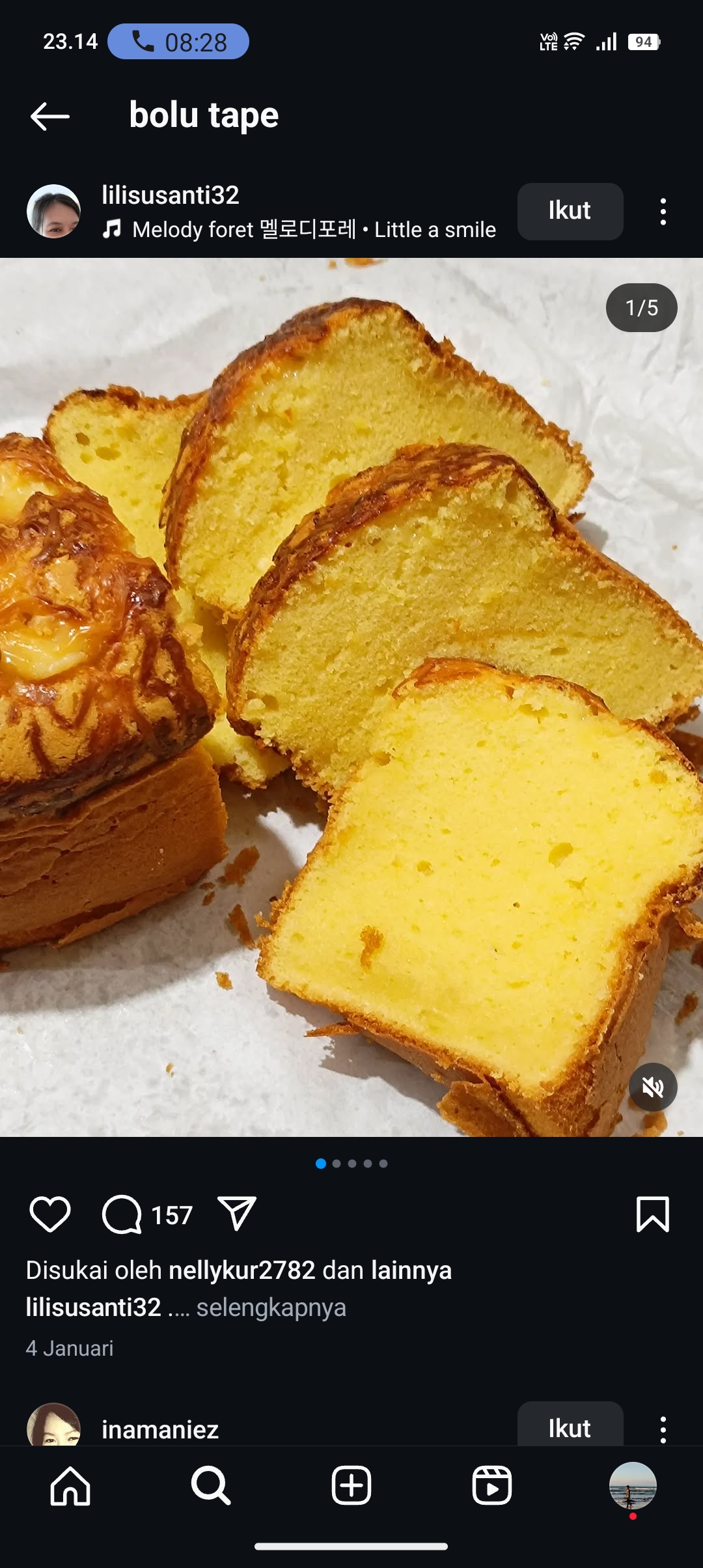 Resep Bolu Tape