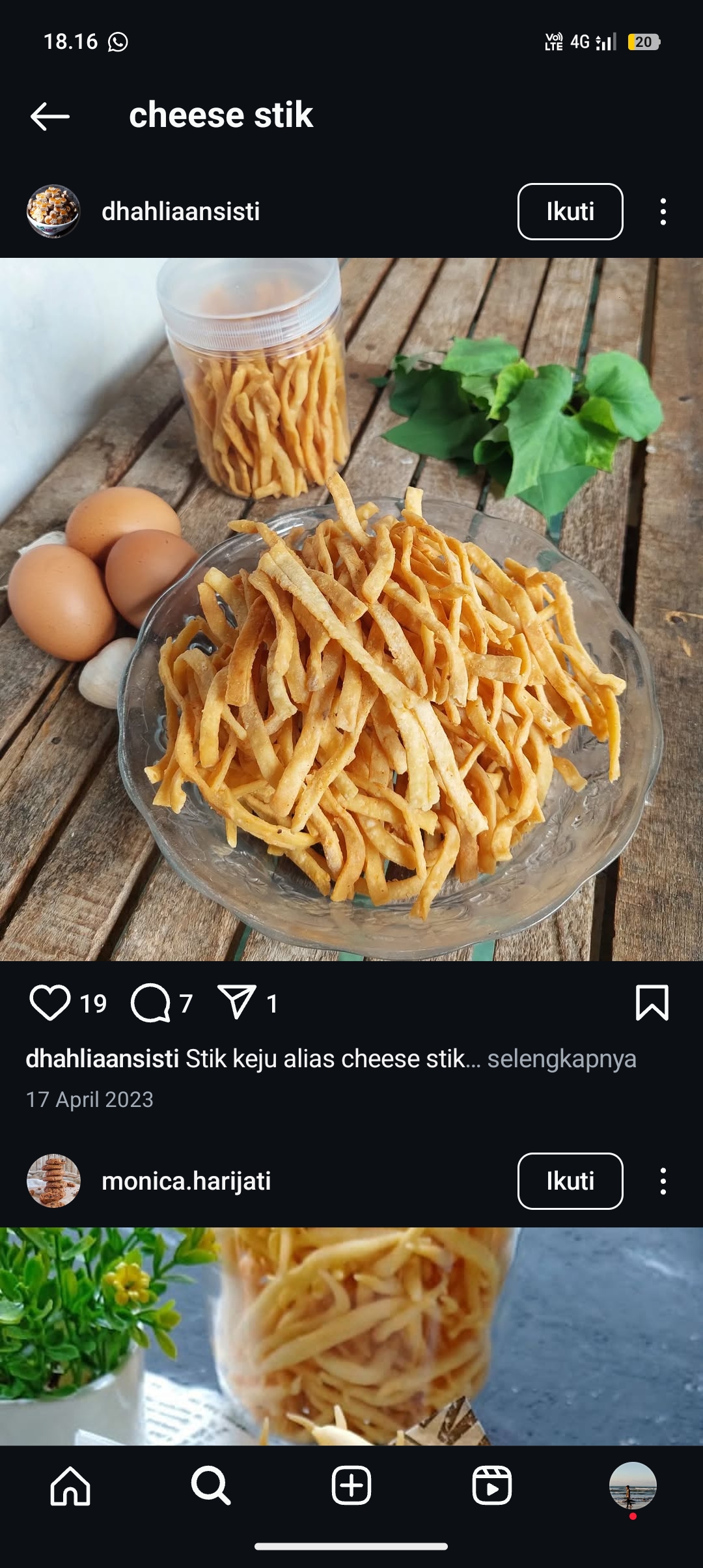 Stik Keju enak