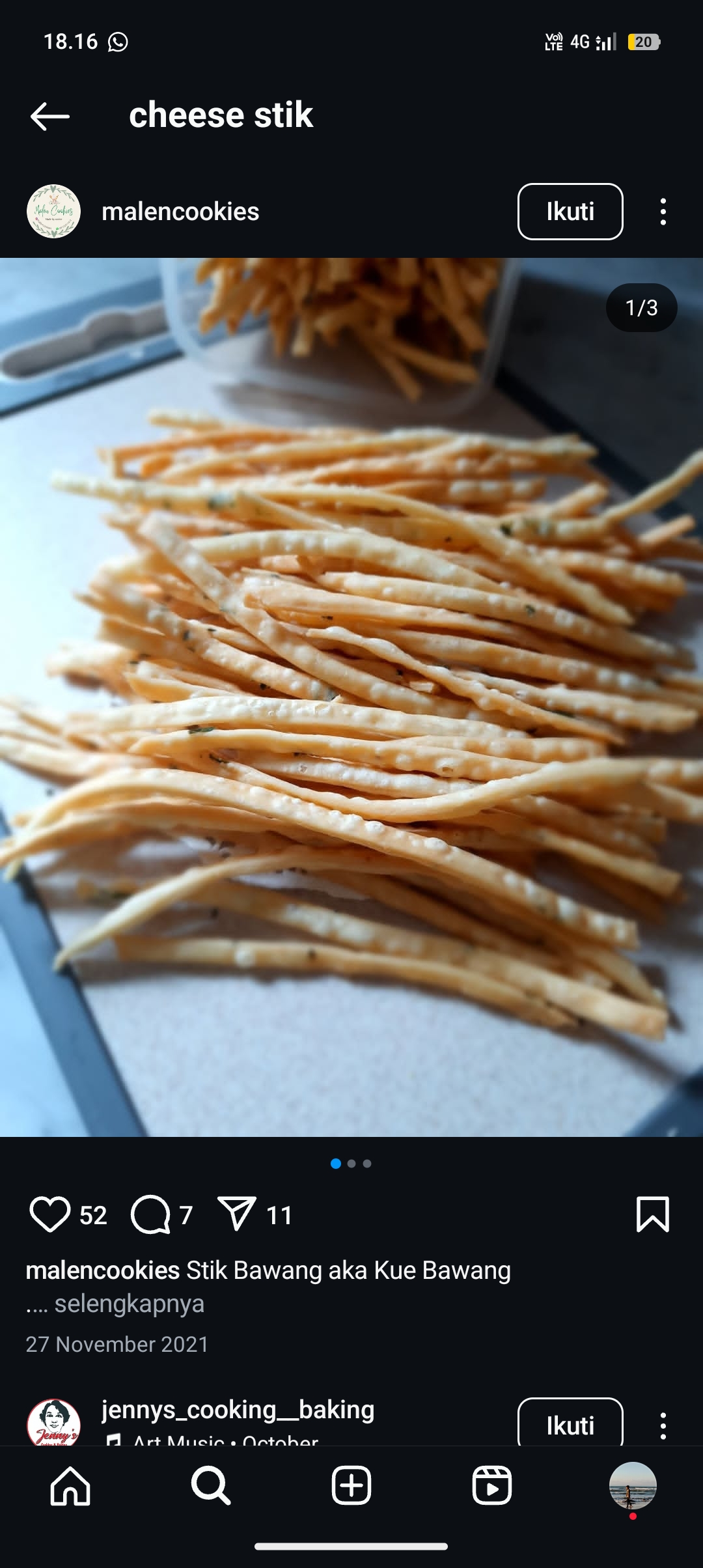 Resep Cheese Stick