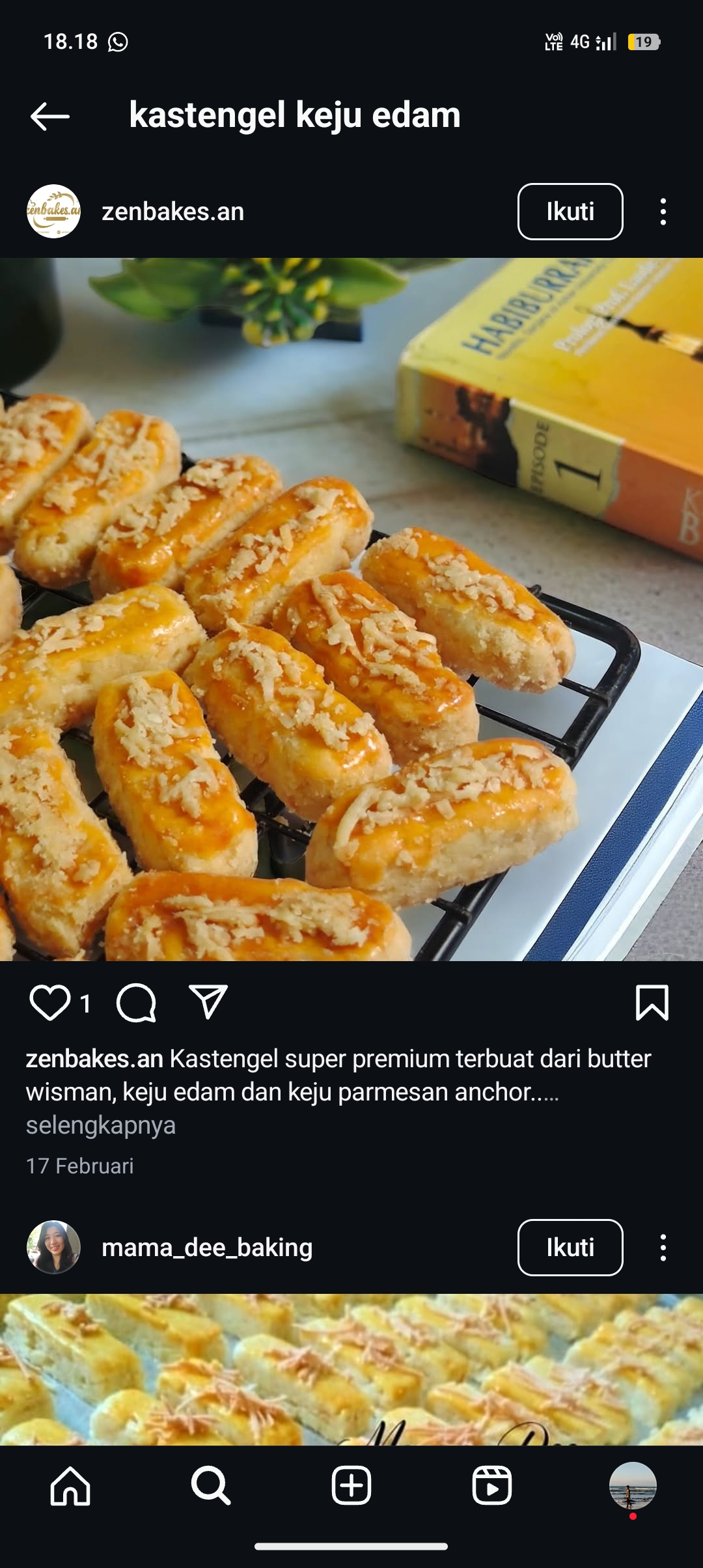 Resep Kastengel keju Edam