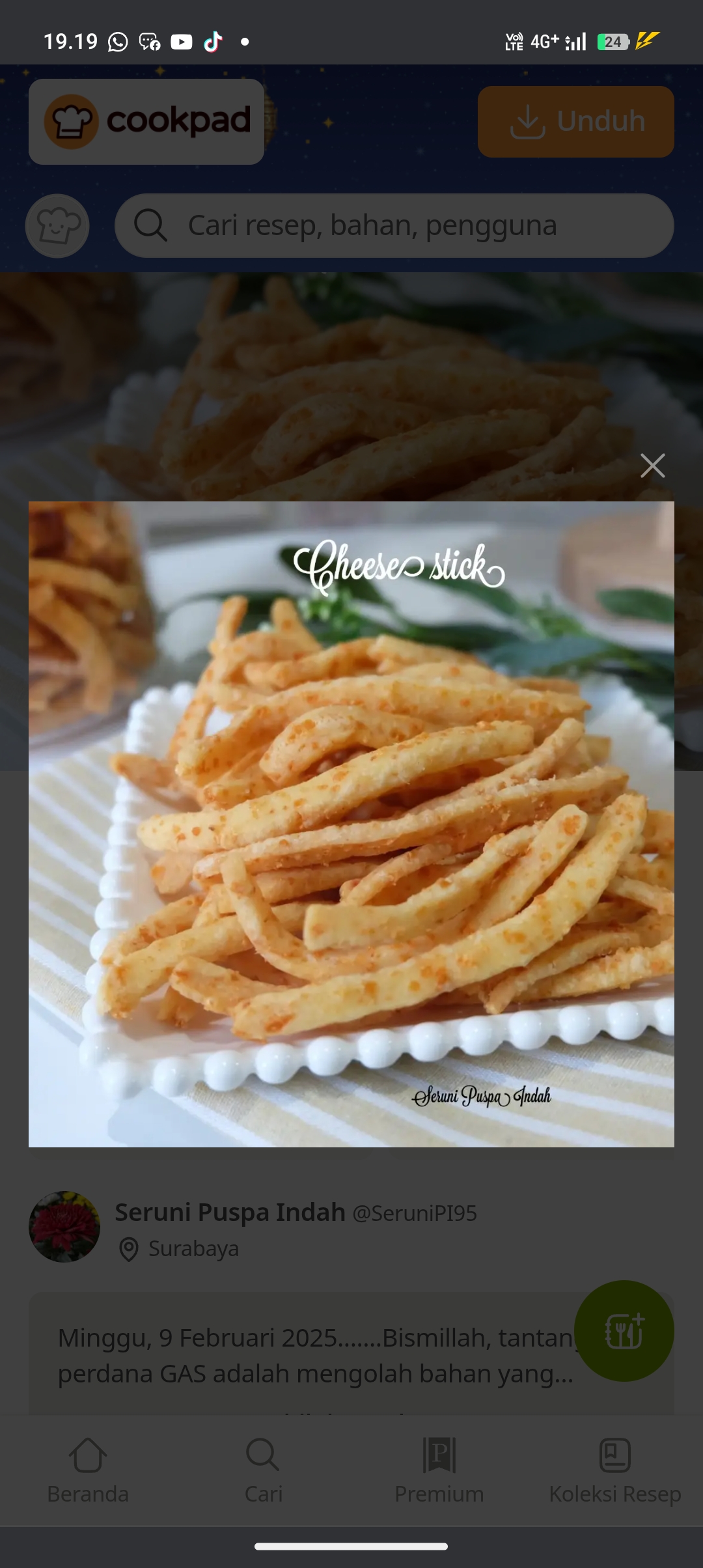 Cheese stick super enak