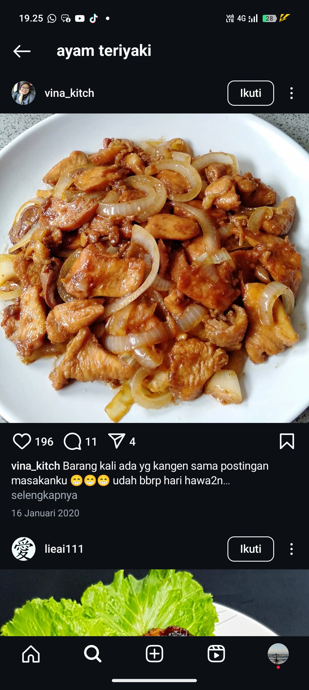 Buat sendiri Ayam Teriyaki di rumah
