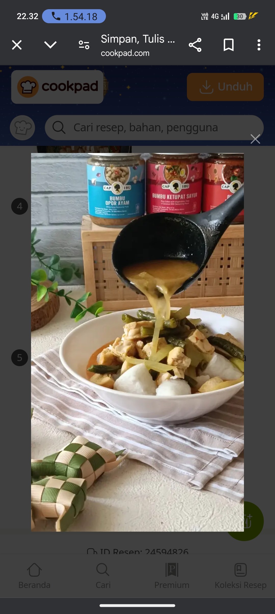 Ketupat Sayur yang pasti jadi favorit keluarga
