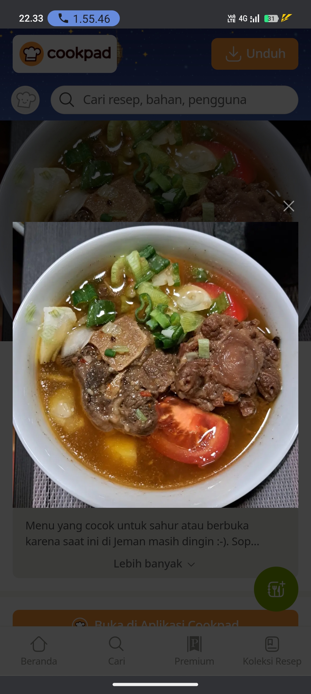 Sop buntut rumahan