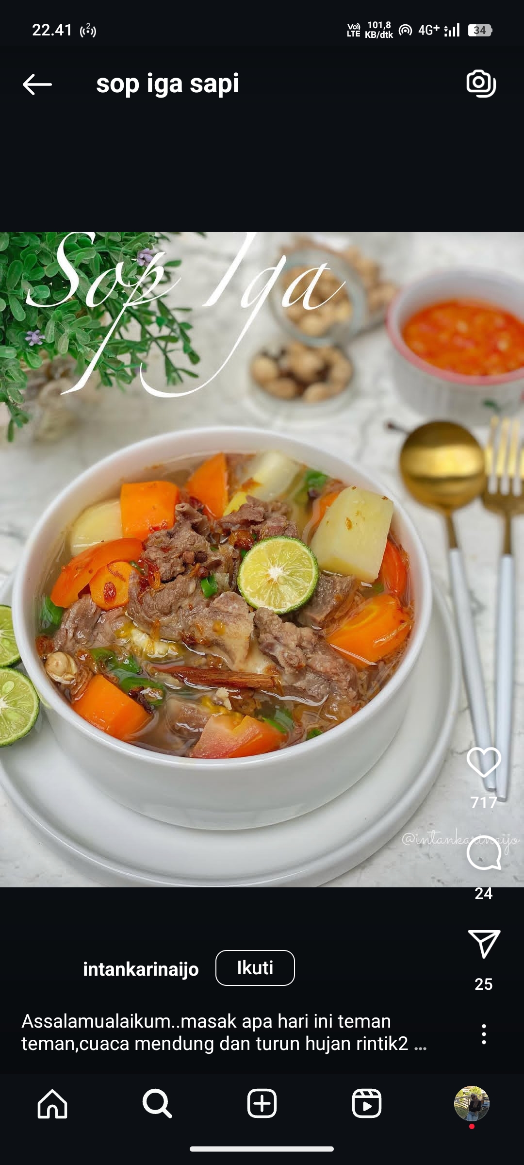 Sop Iga Sapi