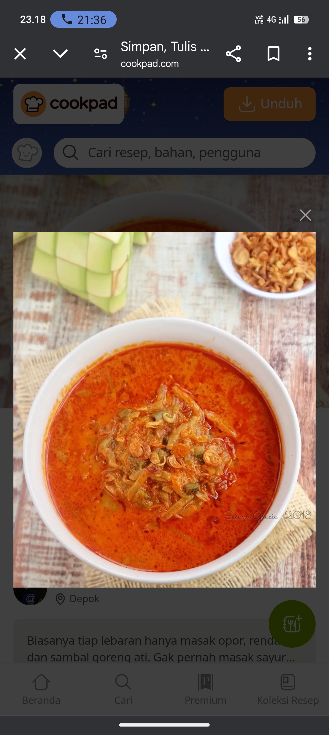 Resep sayur godog