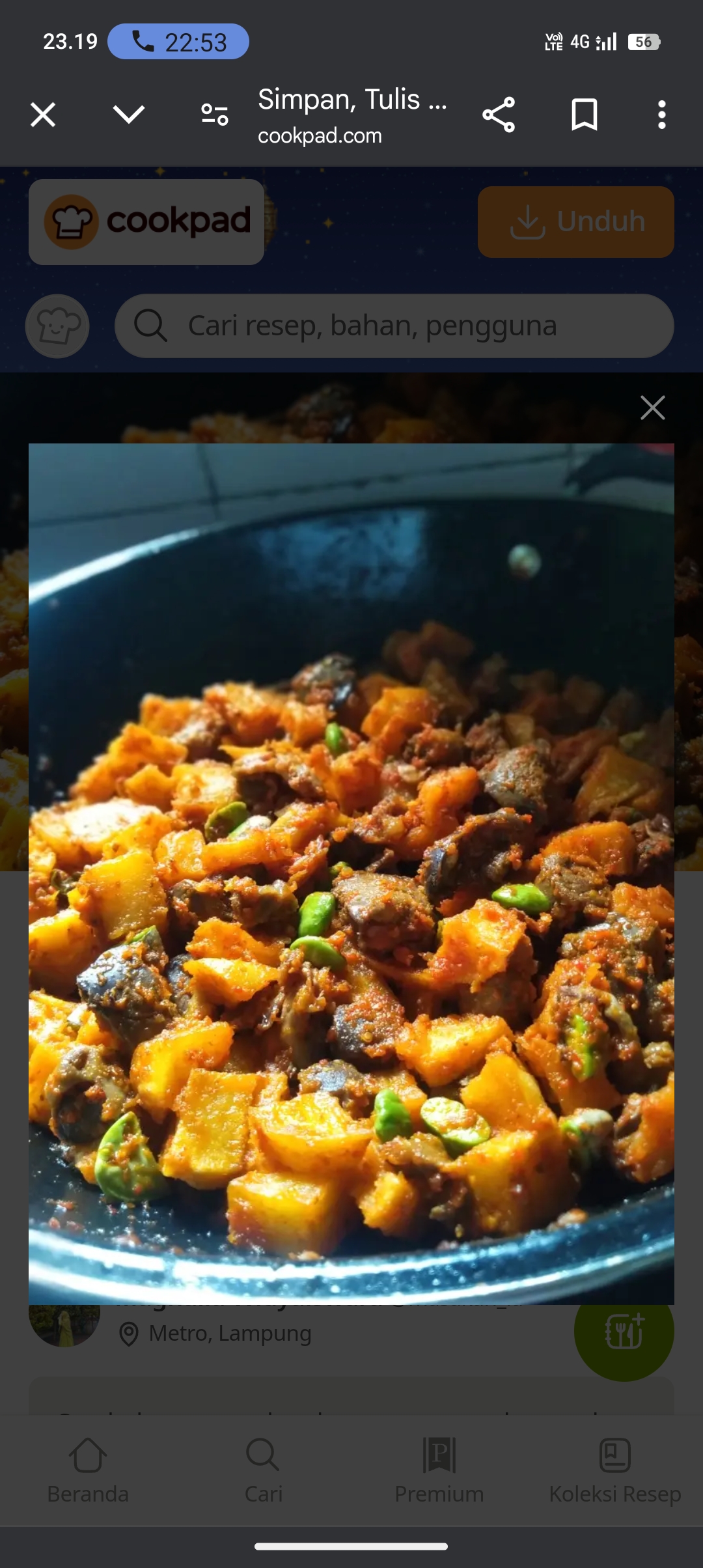 Resep kentang ati buat lebaran