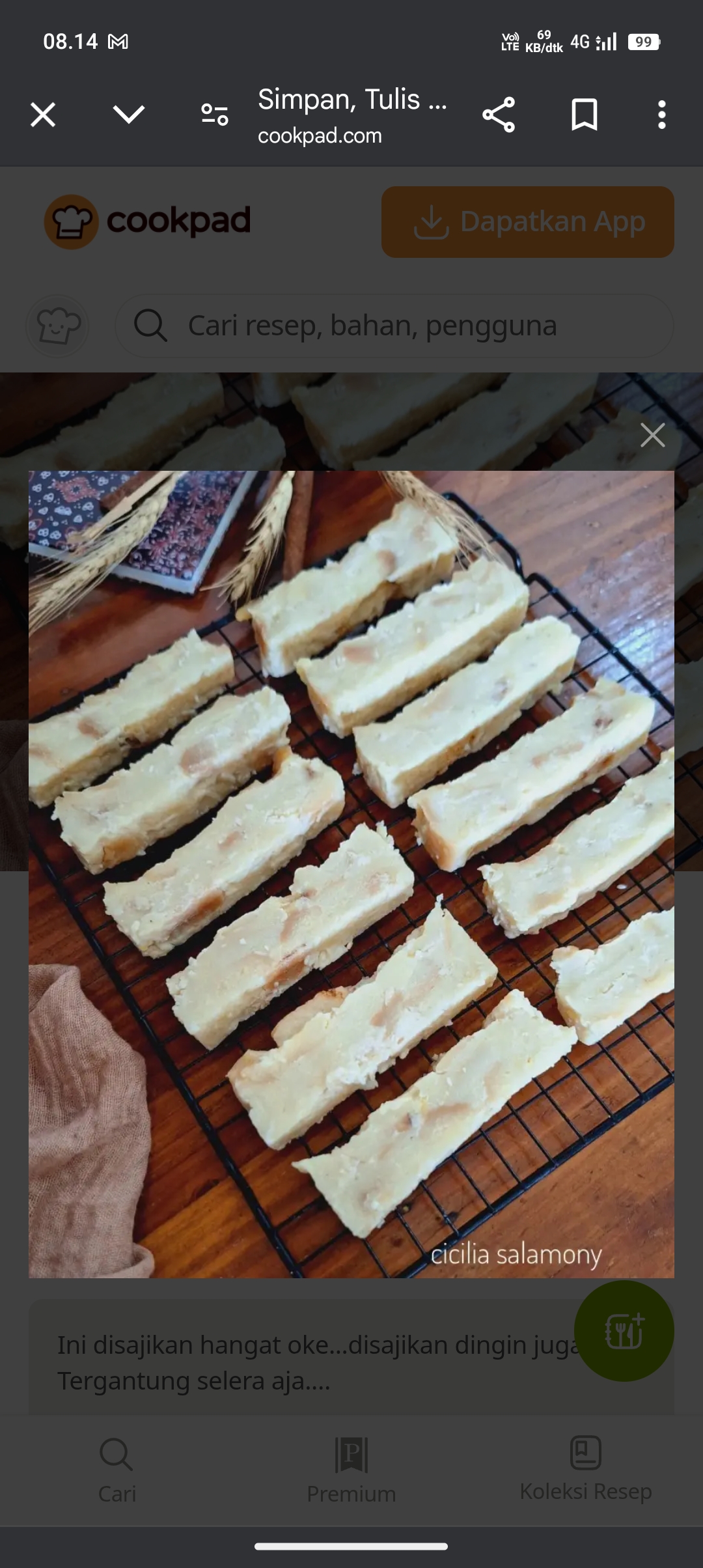 Resep Puding Roti Tawar