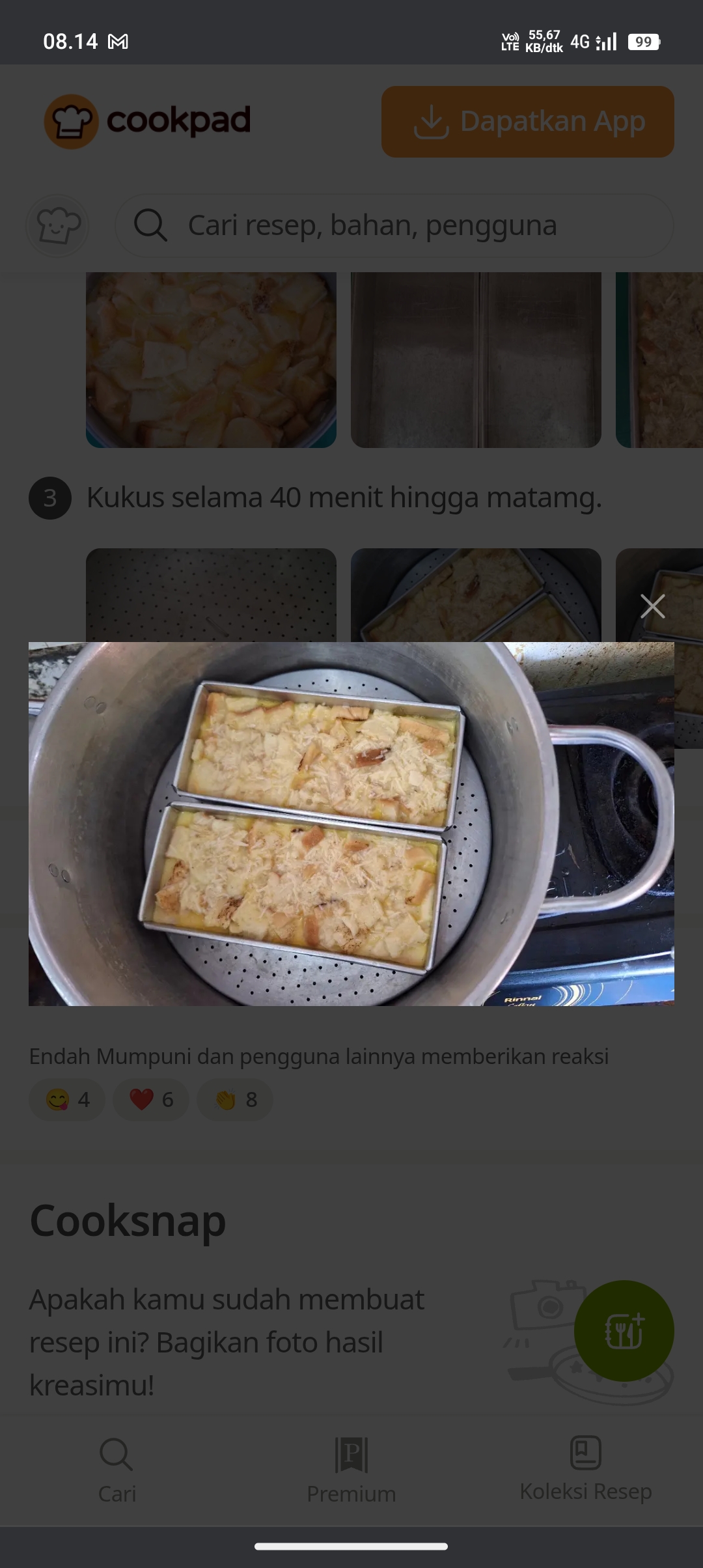 Resep Puding roti tawar super creamy
