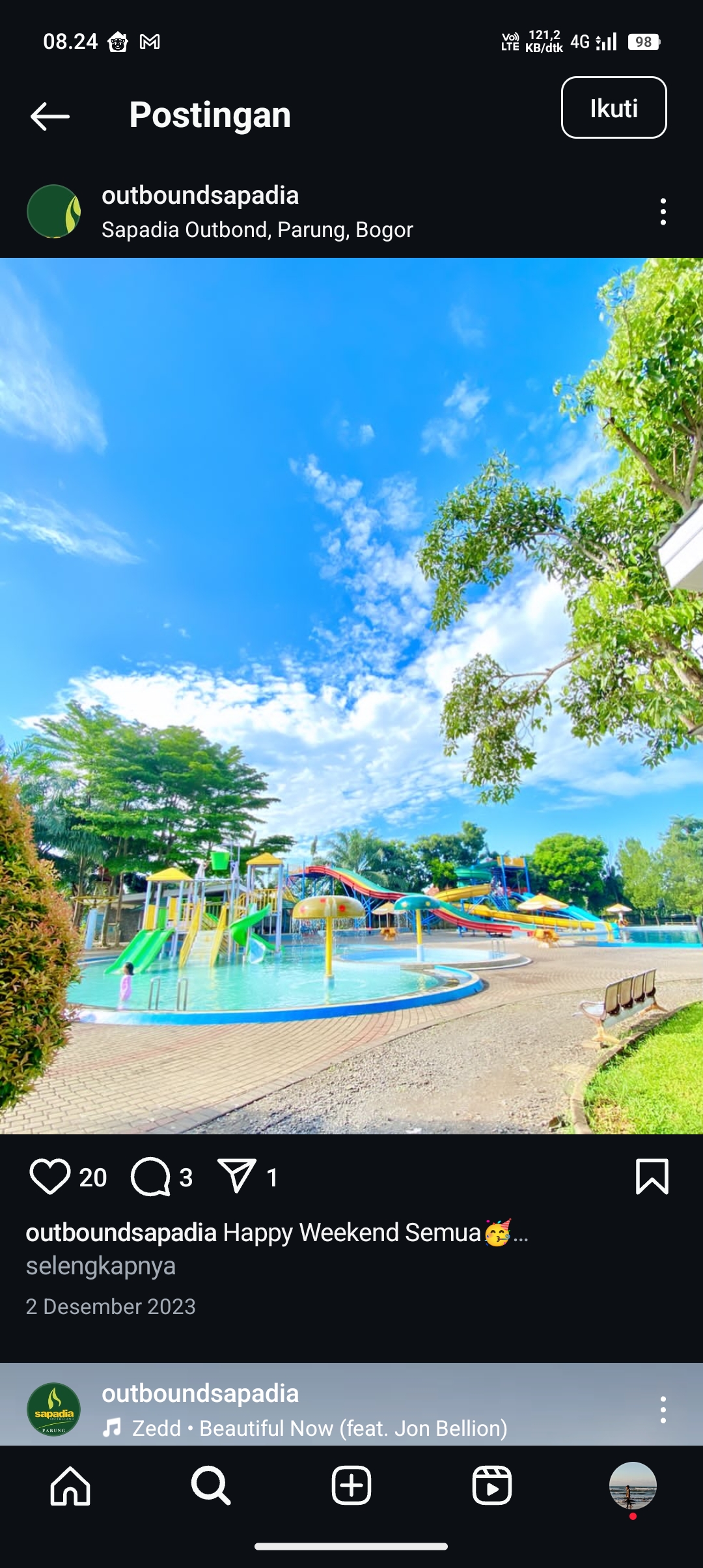 Outbound Sapadia