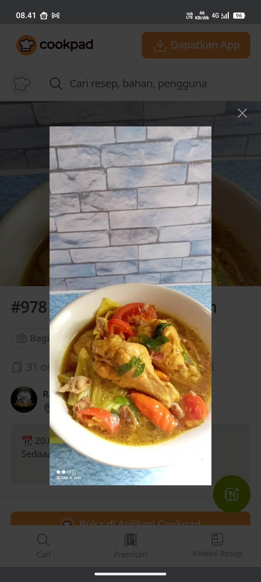 Resep tongseng ayam